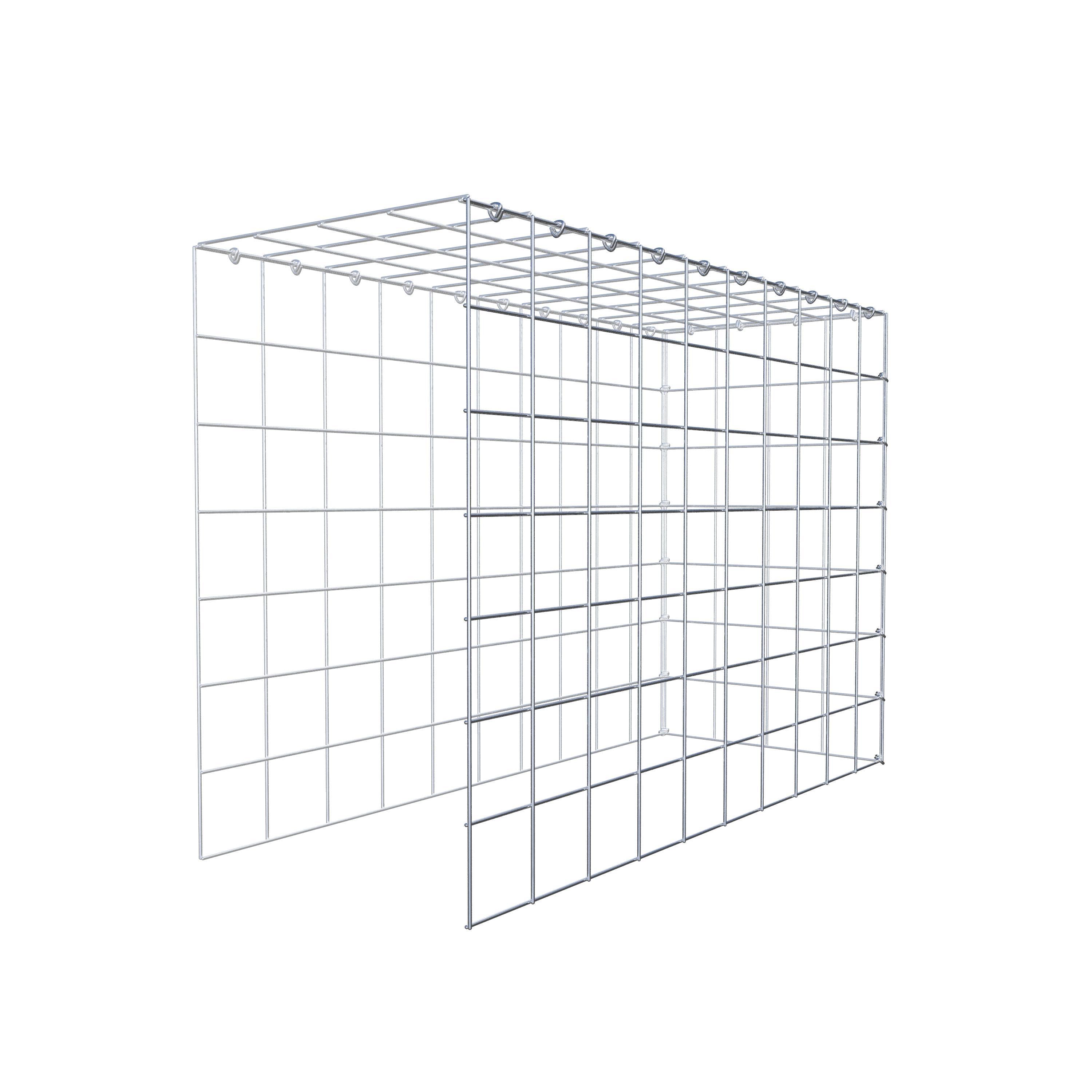 Gabião Tipo 4 100 cm x 70 cm x 40 cm (C x A x P), malhagem 10 cm x 10 cm, anel C