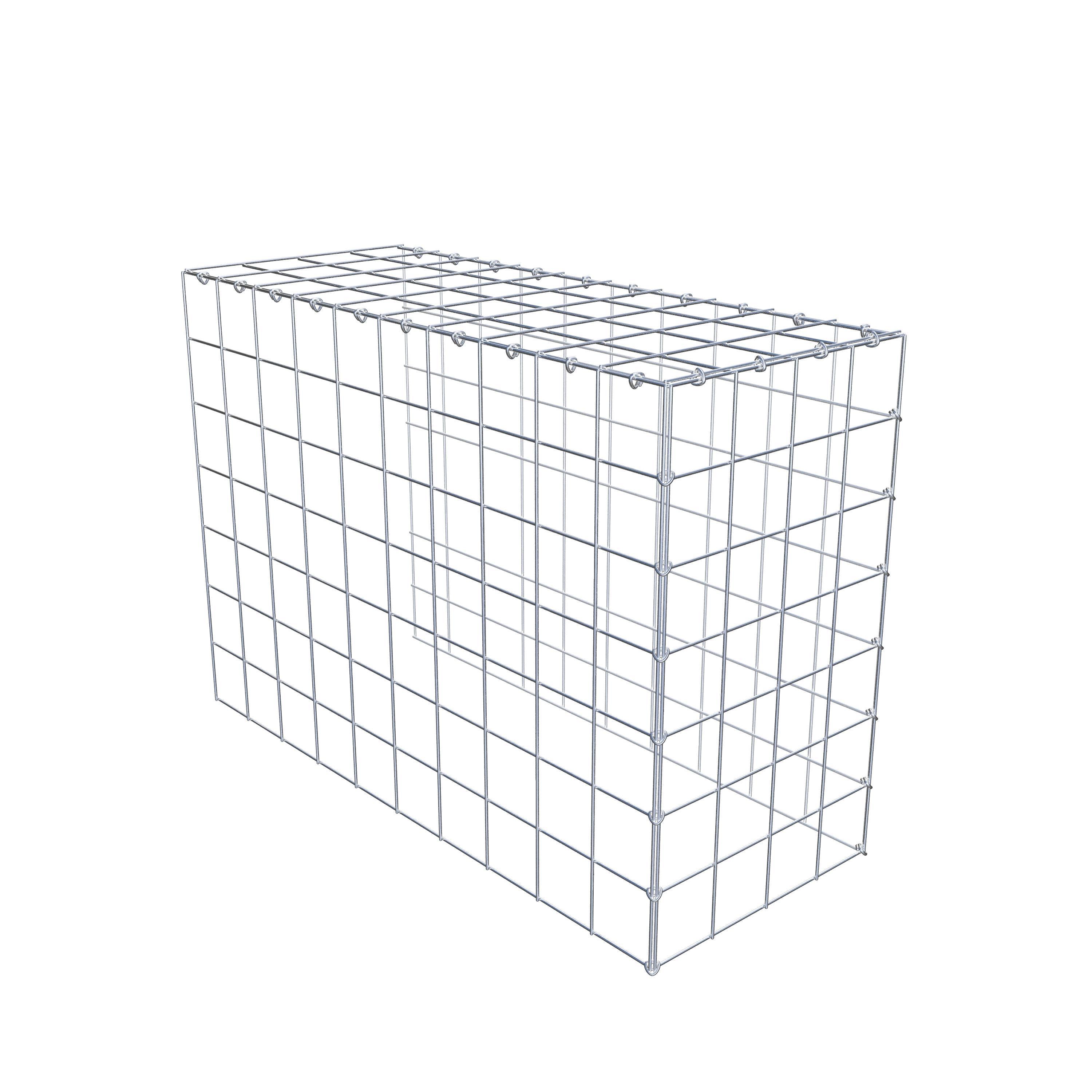 Gabião Tipo 4 100 cm x 70 cm x 40 cm (C x A x P), malhagem 10 cm x 10 cm, anel C