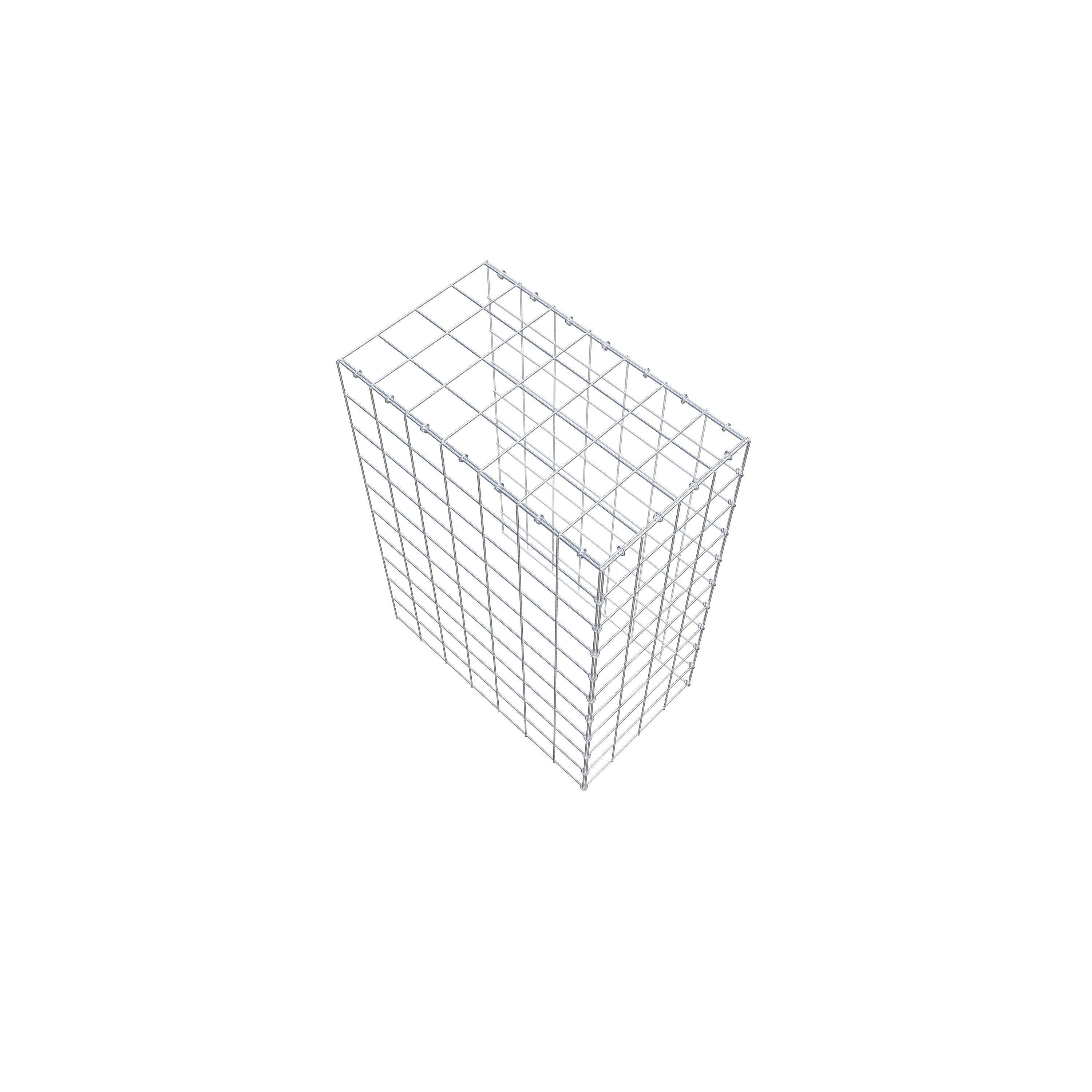 Gabião Tipo 4 100 cm x 70 cm x 40 cm (C x A x P), malhagem 10 cm x 10 cm, anel C