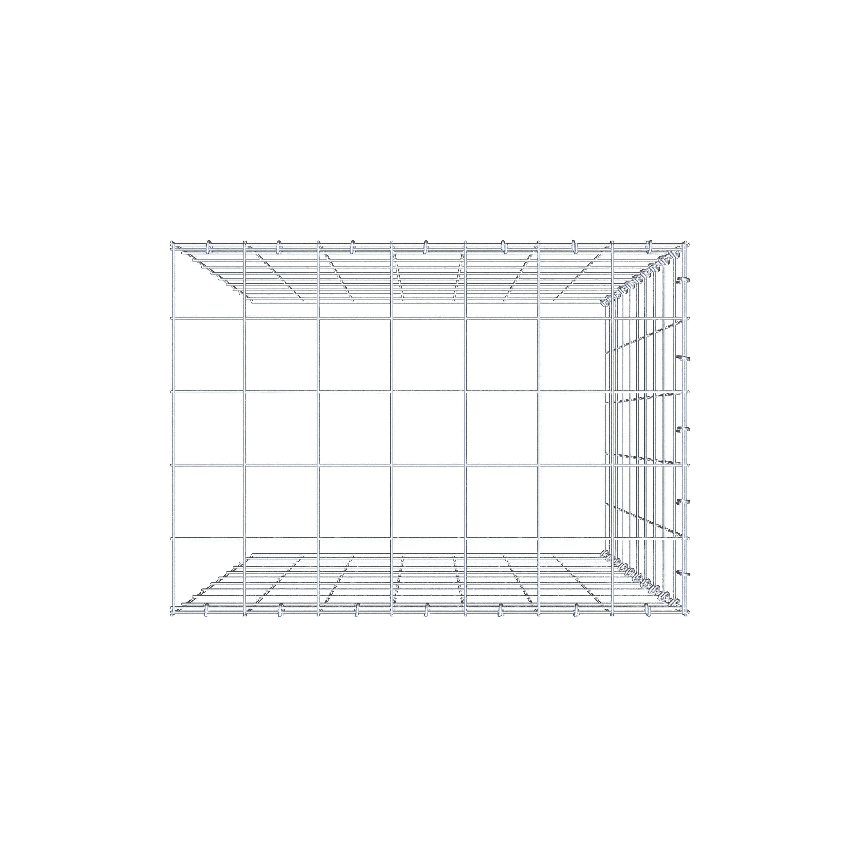 Tilläggspåle typ 4 100 cm x 70 cm x 50 cm (L x H x D), maskstorlek 10 cm x 10 cm, C-ring