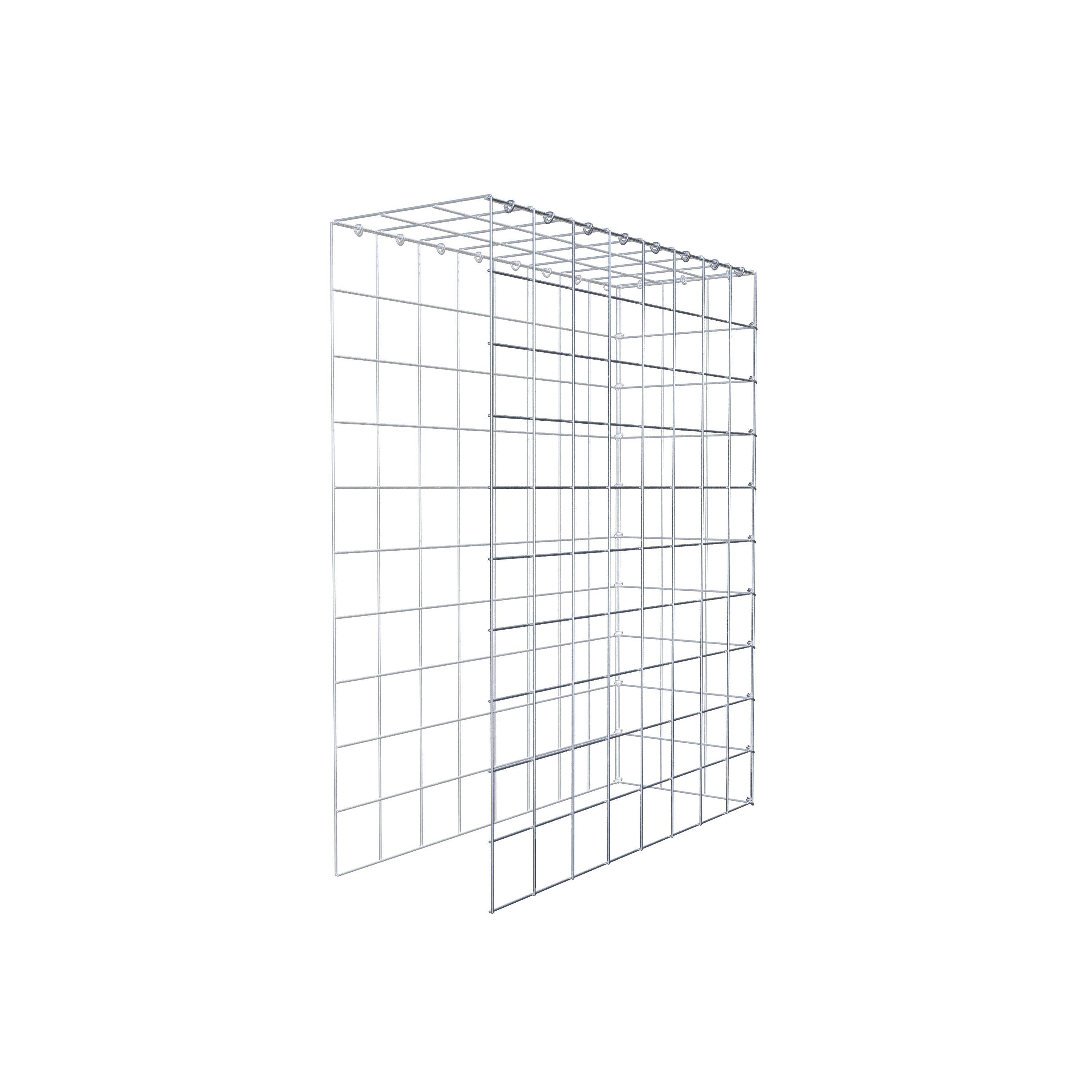 Add-on schanskorf type 4 100 cm x 80 cm x 30 cm (L x H x D), maaswijdte 10 cm x 10 cm, C-ring