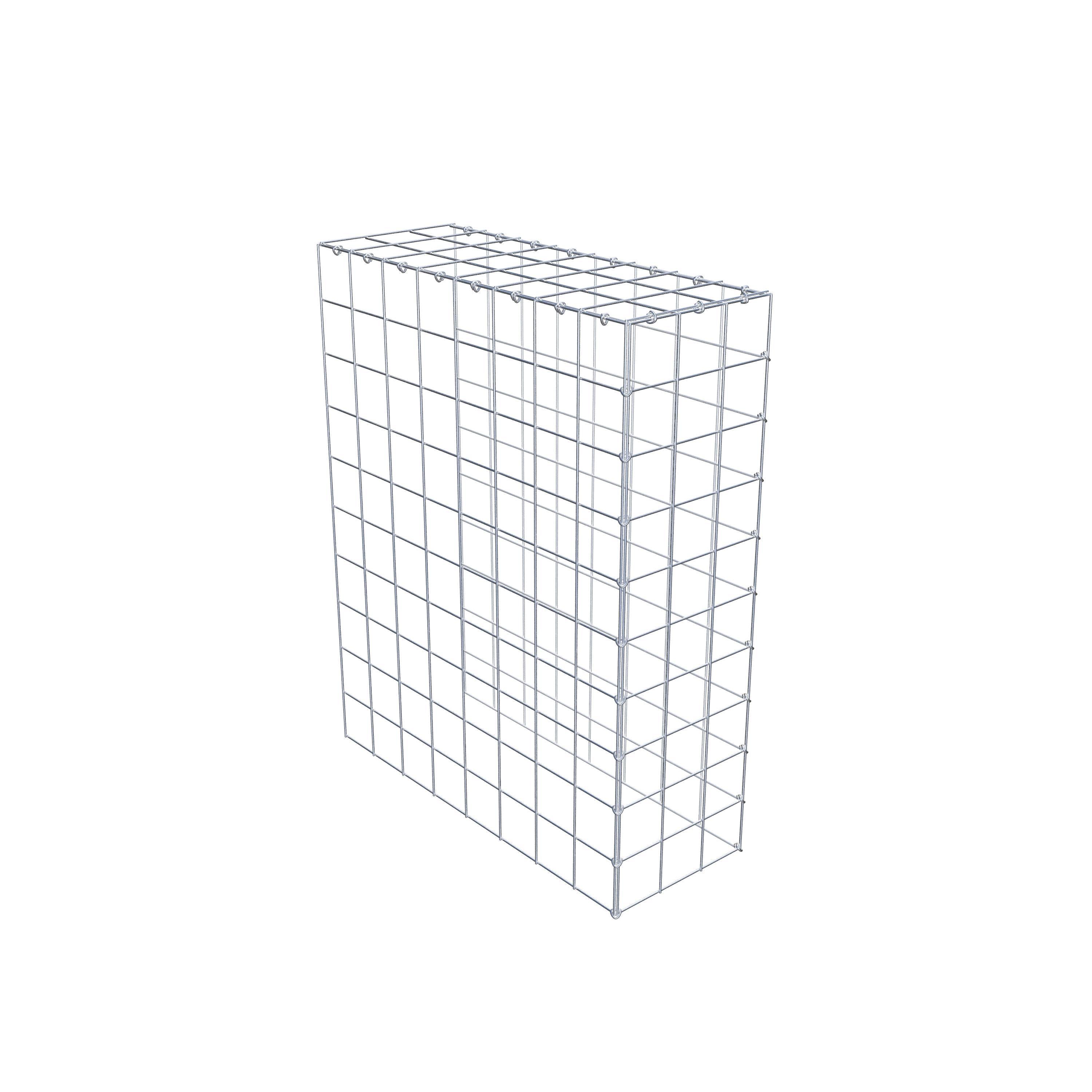 Add-on schanskorf type 4 100 cm x 80 cm x 30 cm (L x H x D), maaswijdte 10 cm x 10 cm, C-ring