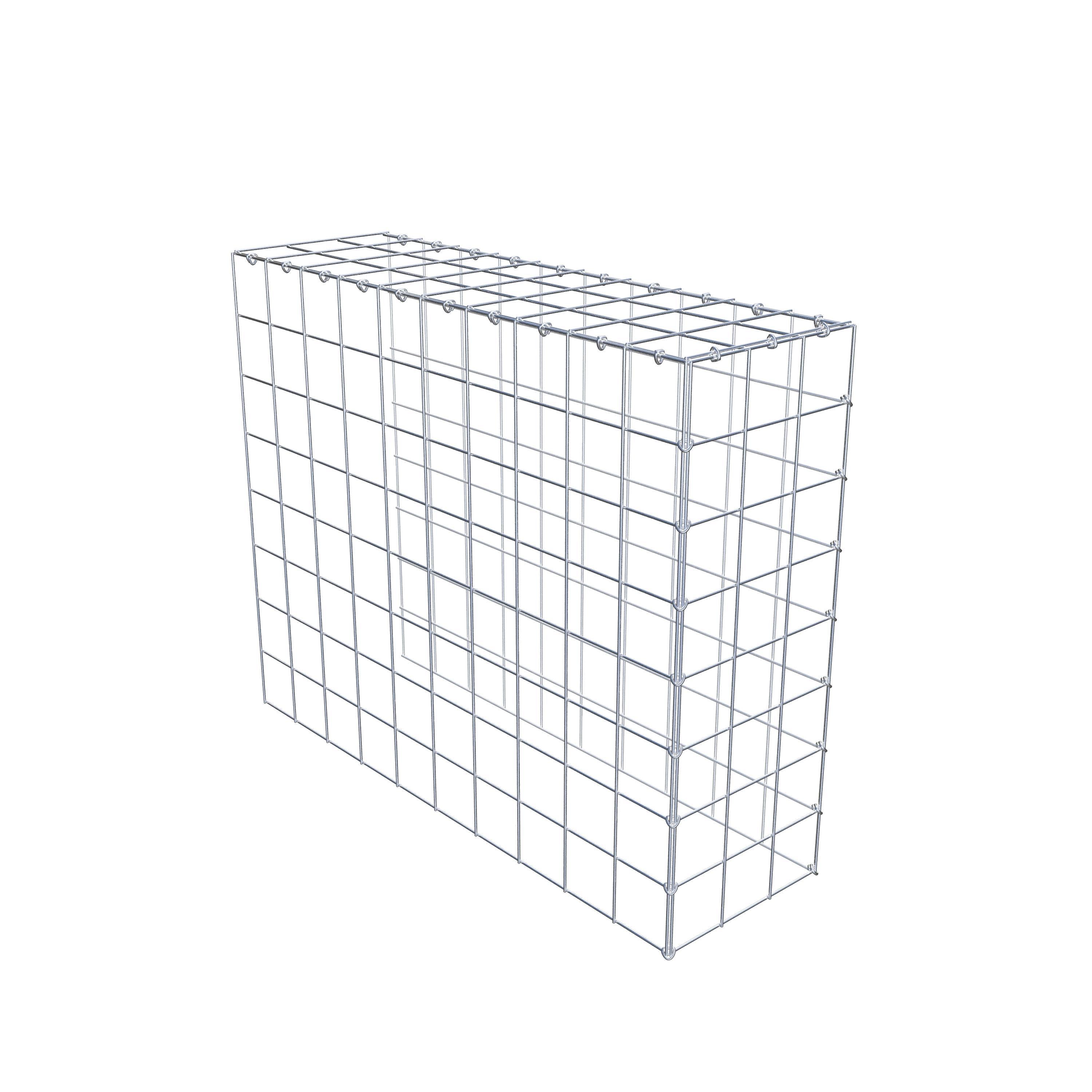 Add-on schanskorf type 4 100 cm x 80 cm x 30 cm (L x H x D), maaswijdte 10 cm x 10 cm, C-ring