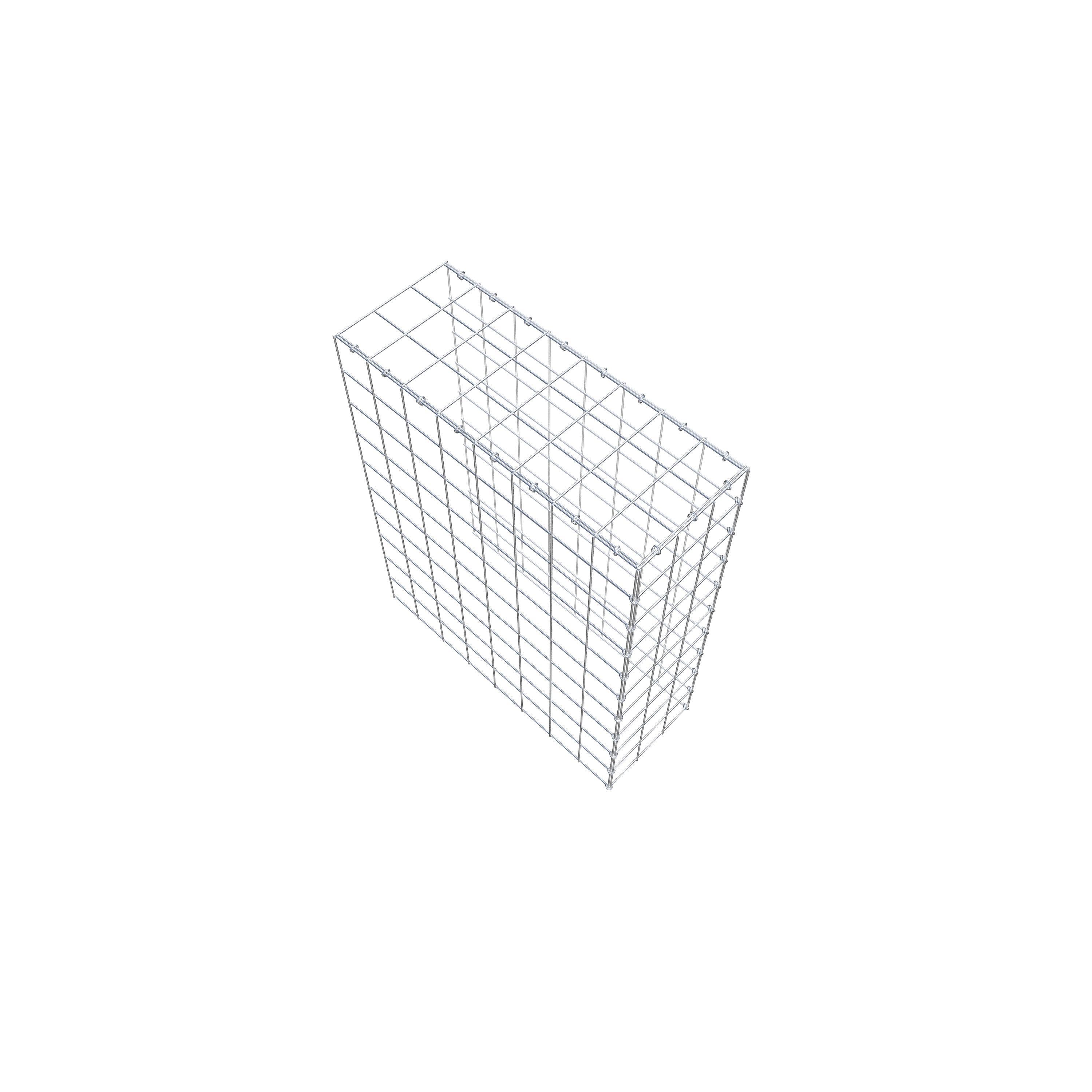 Add-on schanskorf type 4 100 cm x 80 cm x 30 cm (L x H x D), maaswijdte 10 cm x 10 cm, C-ring