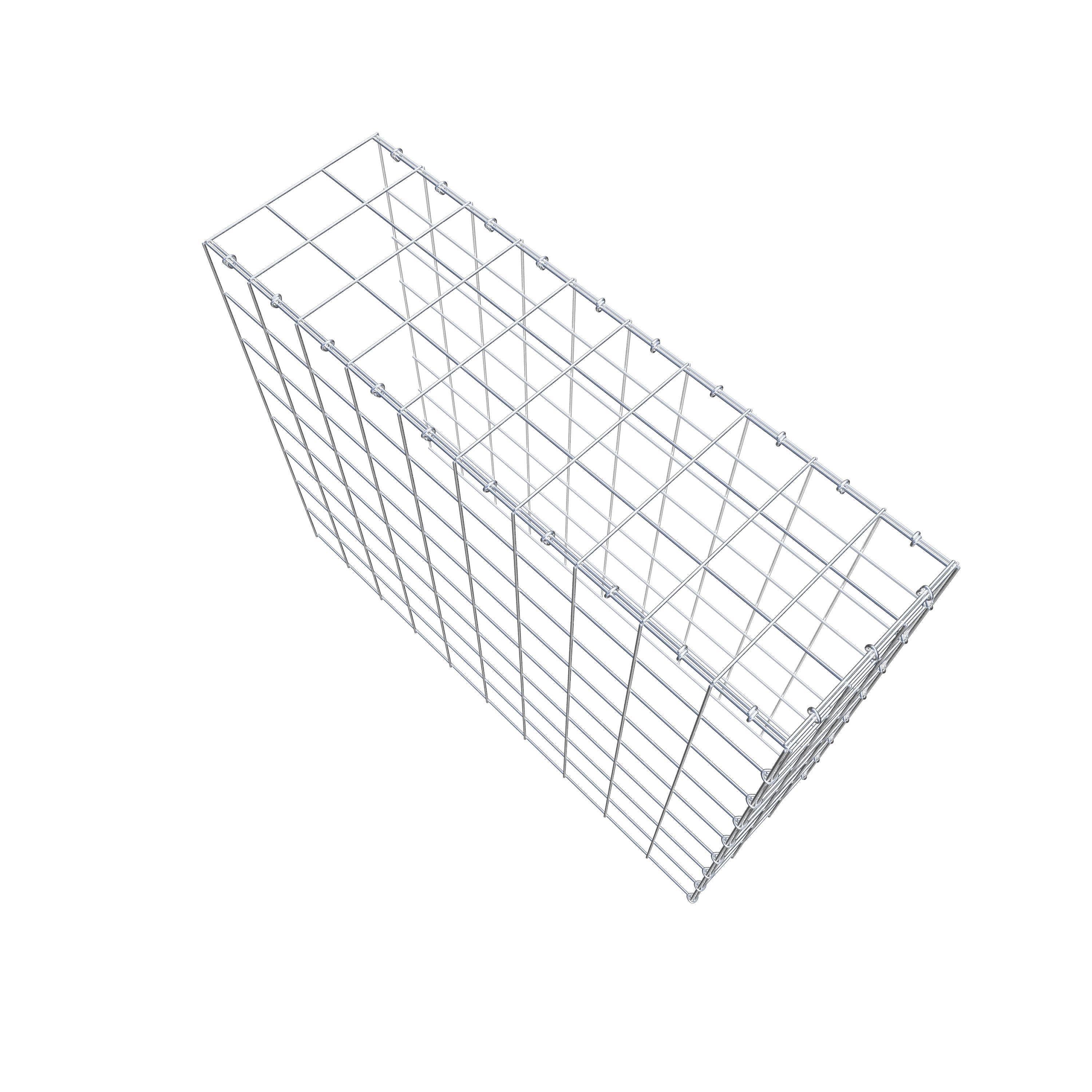 Add-on schanskorf type 4 100 cm x 80 cm x 30 cm (L x H x D), maaswijdte 10 cm x 10 cm, C-ring