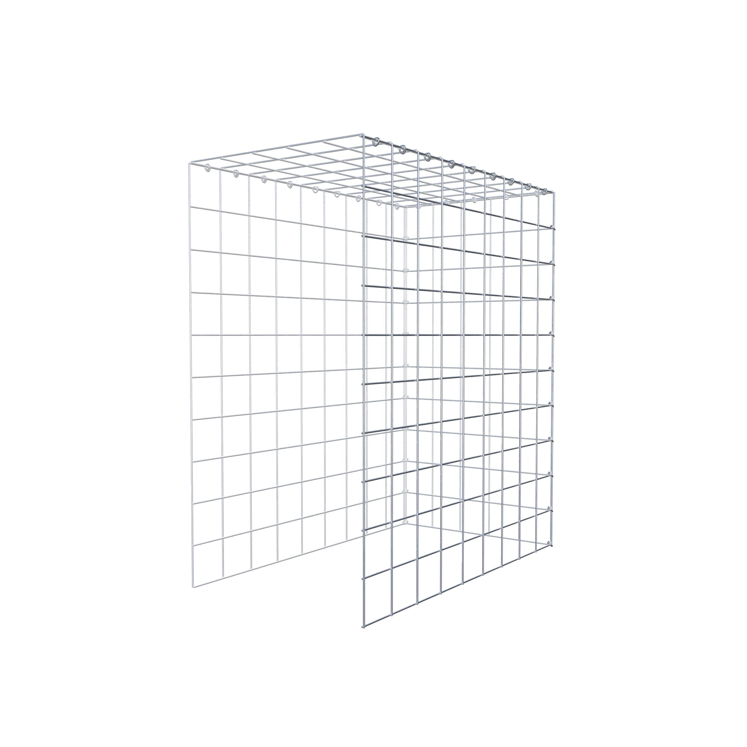 Add-on schanskorf type 4 100 cm x 90 cm x 50 cm (L x H x D), maaswijdte 10 cm x 10 cm, C-ring