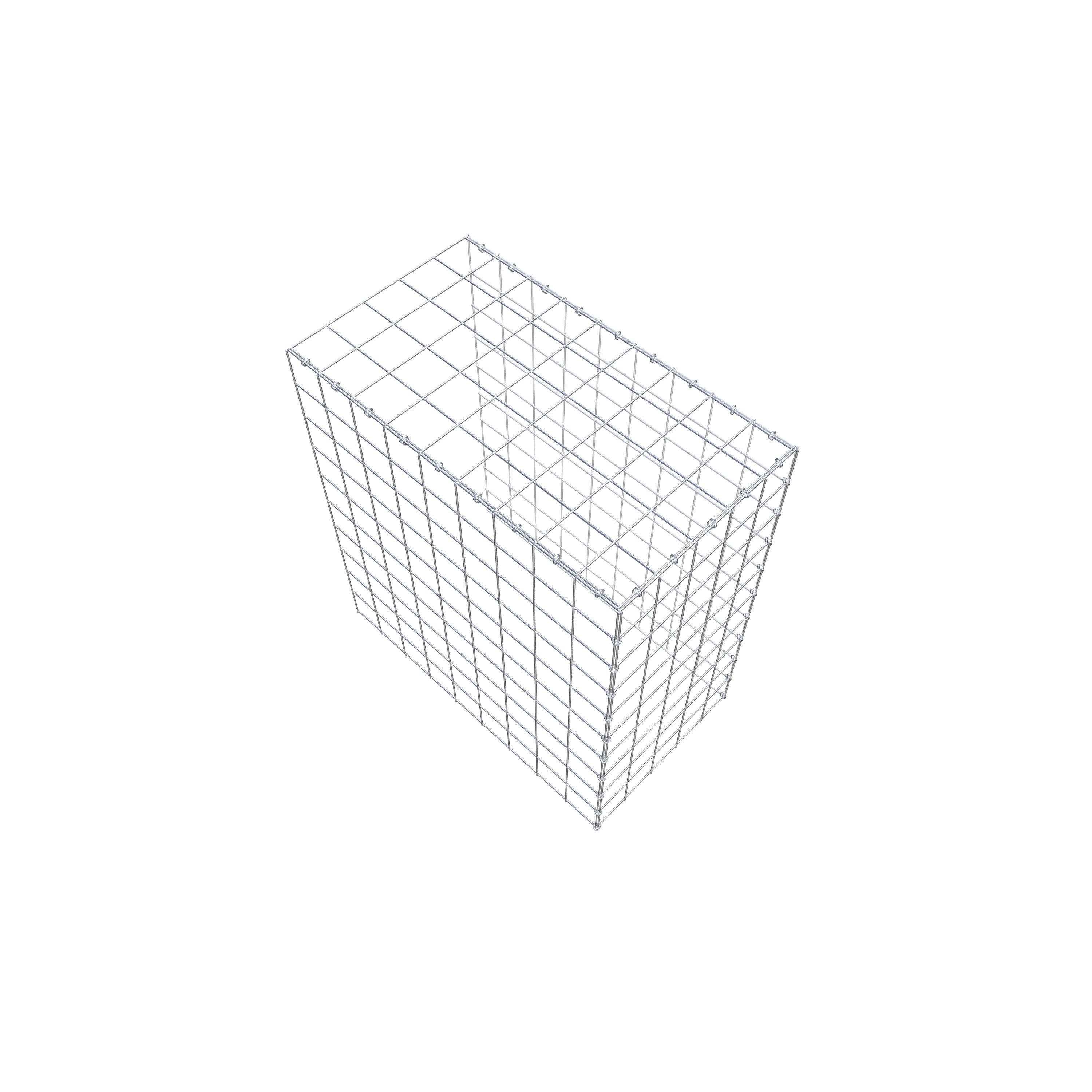 Add-on schanskorf type 4 100 cm x 90 cm x 50 cm (L x H x D), maaswijdte 10 cm x 10 cm, C-ring