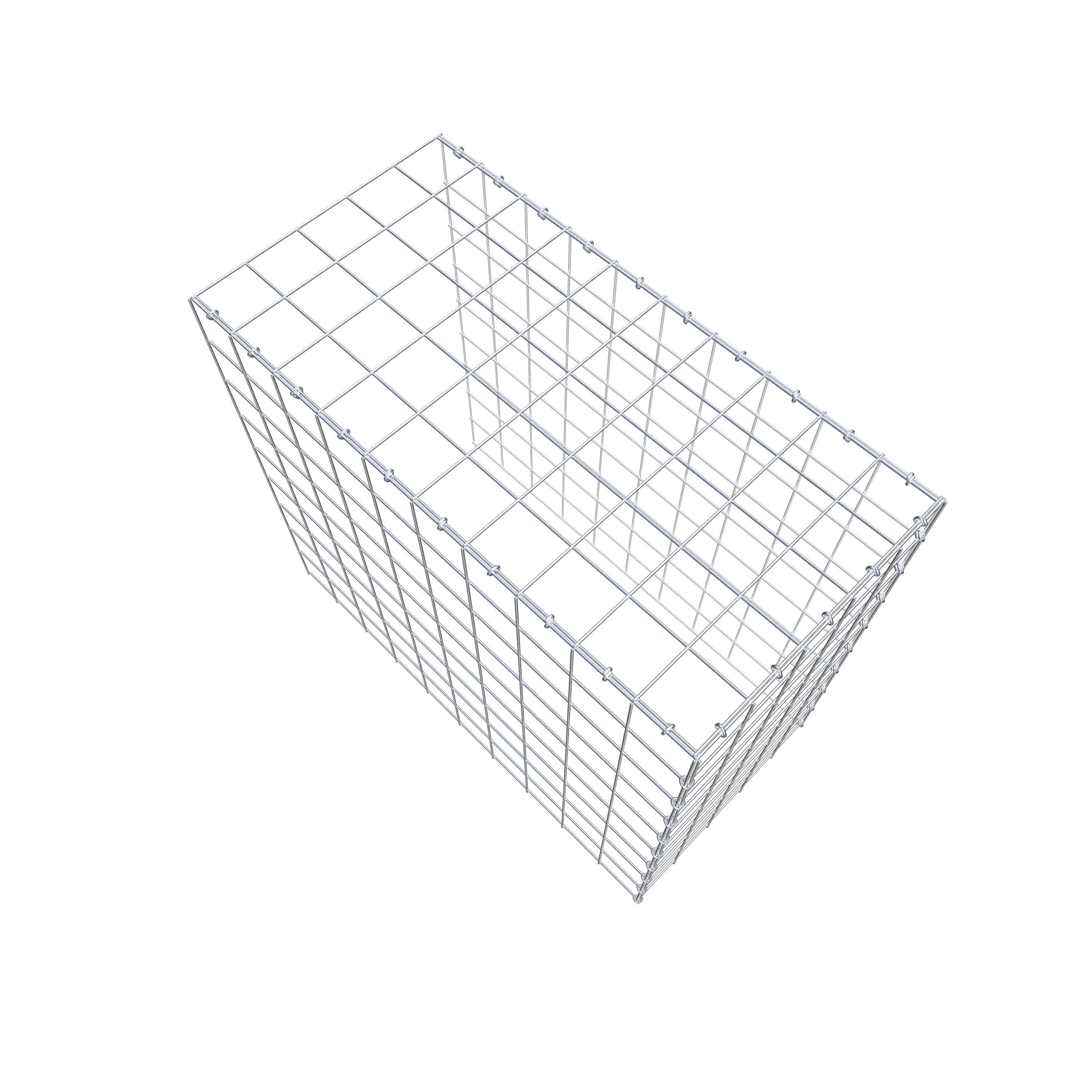 Add-on schanskorf type 4 100 cm x 90 cm x 50 cm (L x H x D), maaswijdte 10 cm x 10 cm, C-ring