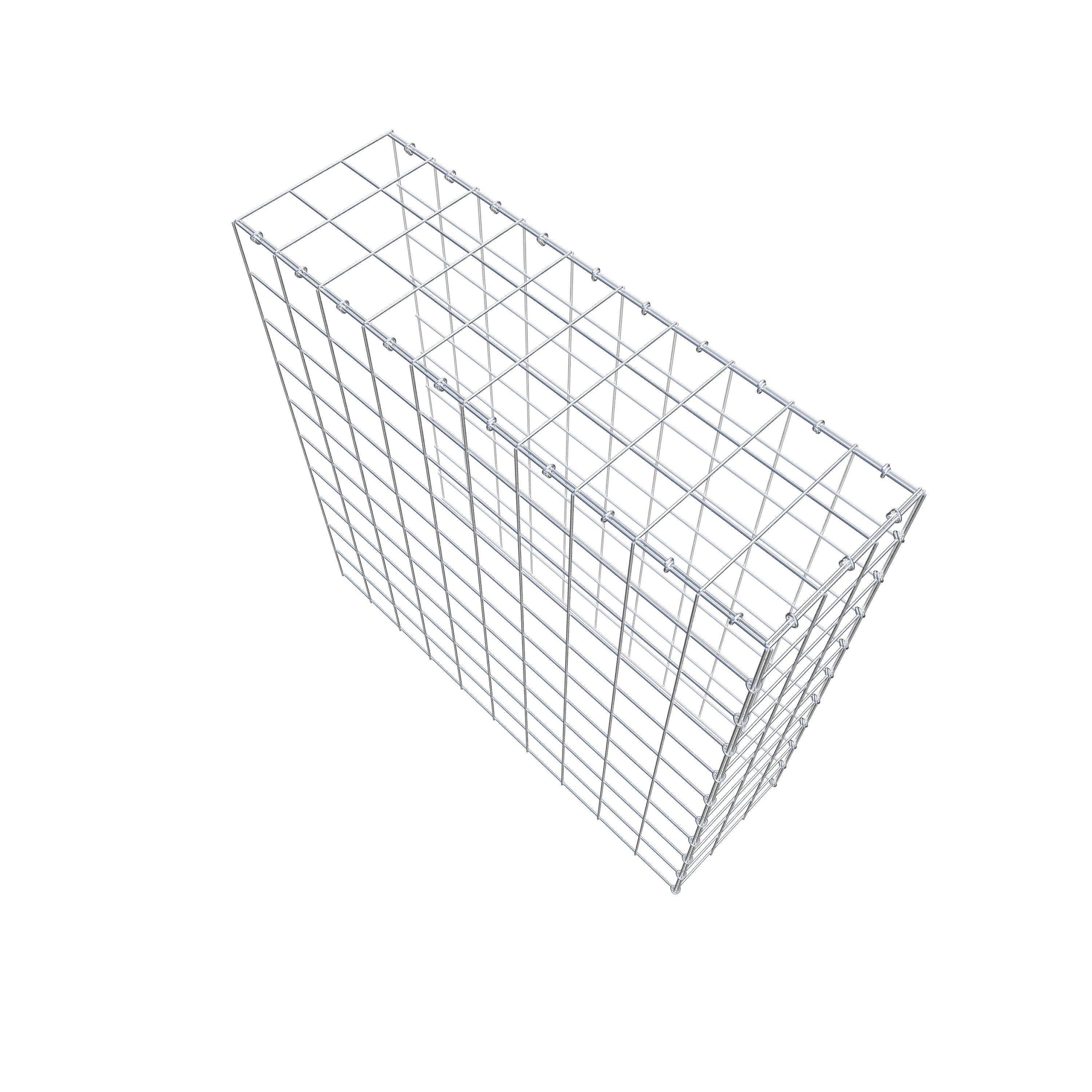Add-on schanskorf type 4 100 cm x 100 cm x 30 cm (L x H x D), maaswijdte 10 cm x 10 cm, C-ring