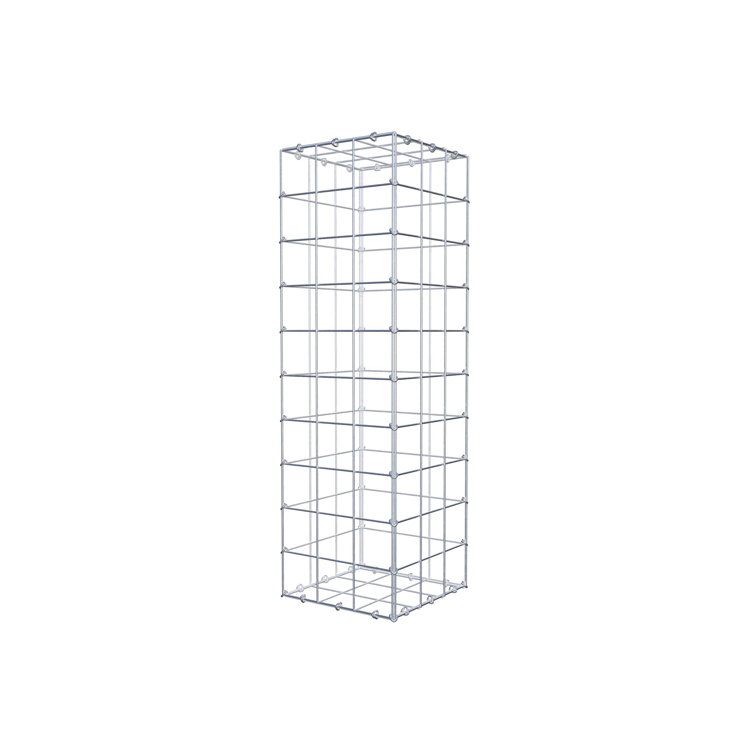 Schanskorf 100 cm x 30 cm x 30 cm (L x H x D), maaswijdte 10 cm x 10 cm, C-ring