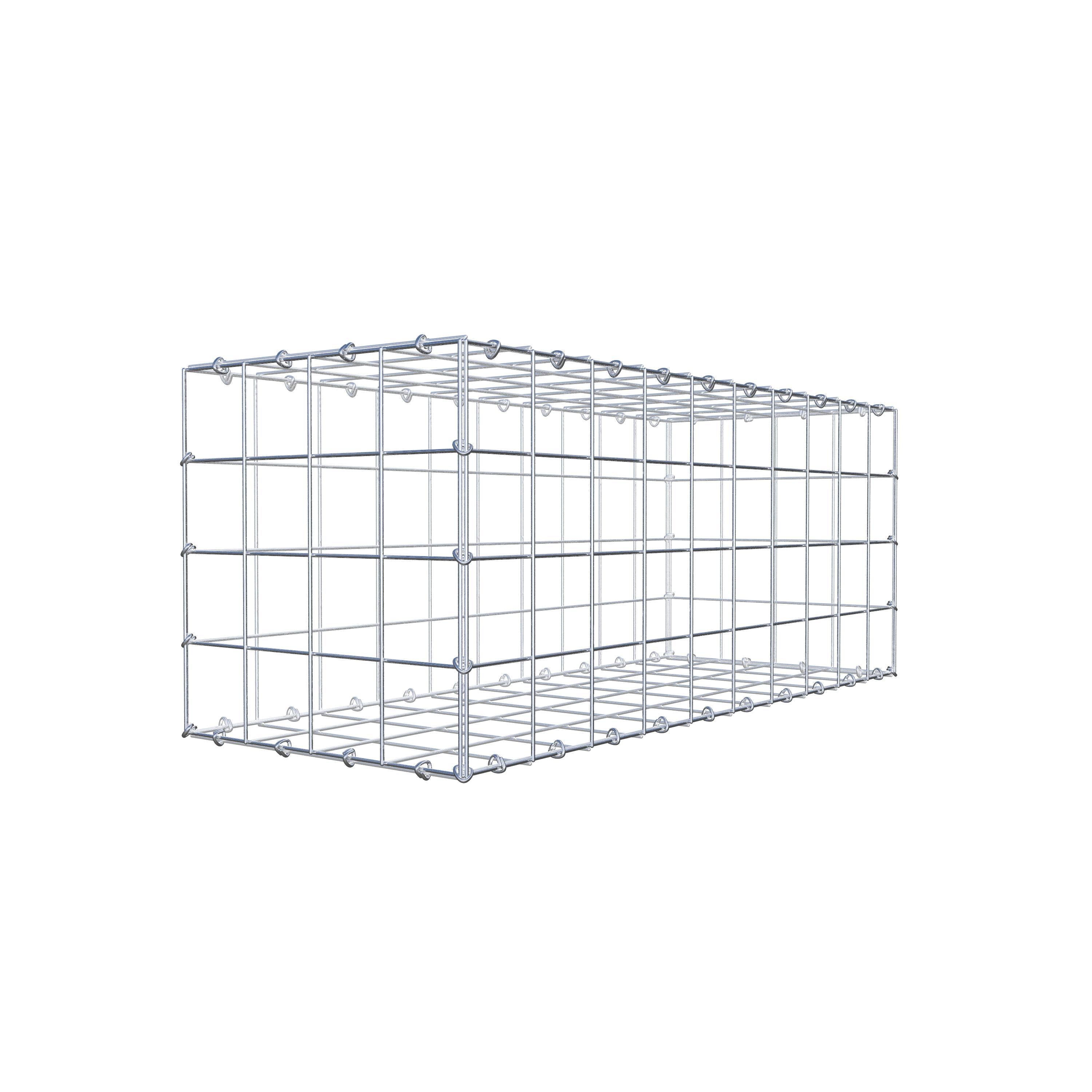 Schanskorf 100 cm x 40 cm x 40 cm (L x H x D), maaswijdte 10 cm x 10 cm, C-ring