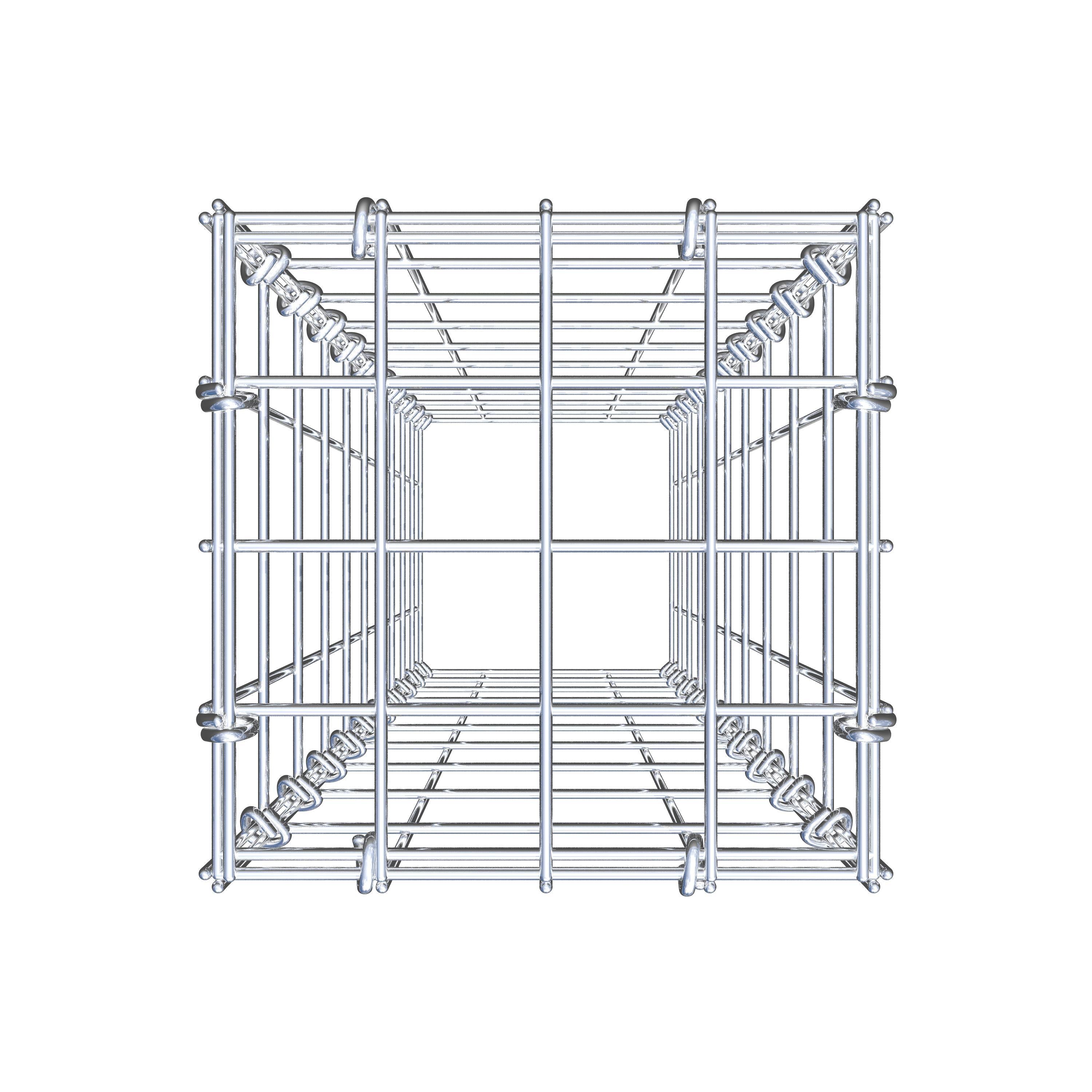 Gabbione aggiuntivo di tipo 3 100 cm x 20 cm x 20 cm (L x A x P), maglia 5 cm x 10 cm, anello a C