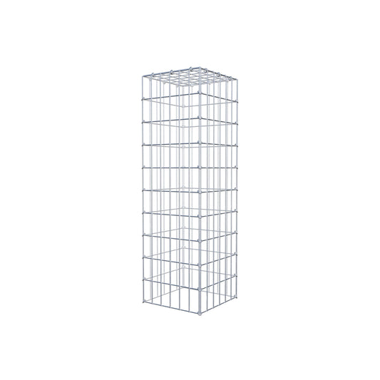 Monteret gabion type 3 100 cm x 30 cm x 30 cm (L x H x D), maskestørrelse 5 cm x 10 cm, C-ring