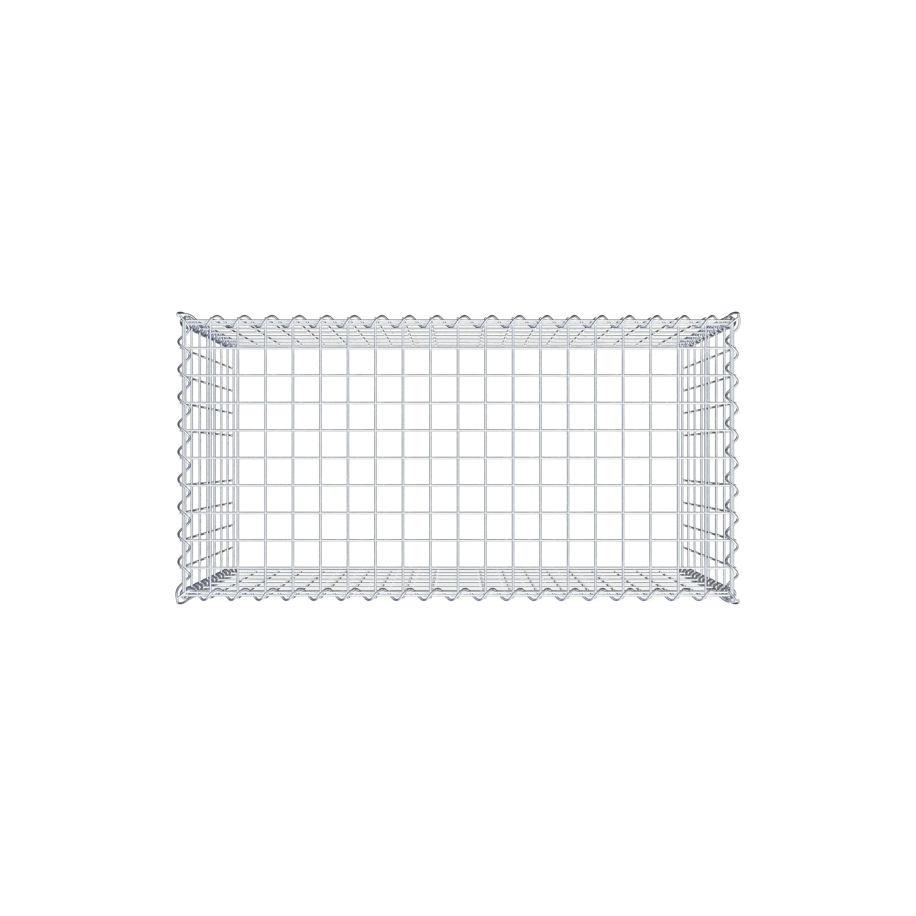 Add-on schanskorf type 3 100 cm x 70 cm x 50 cm (L x H x D), maaswijdte 5 cm x 10 cm, spiraalvormig