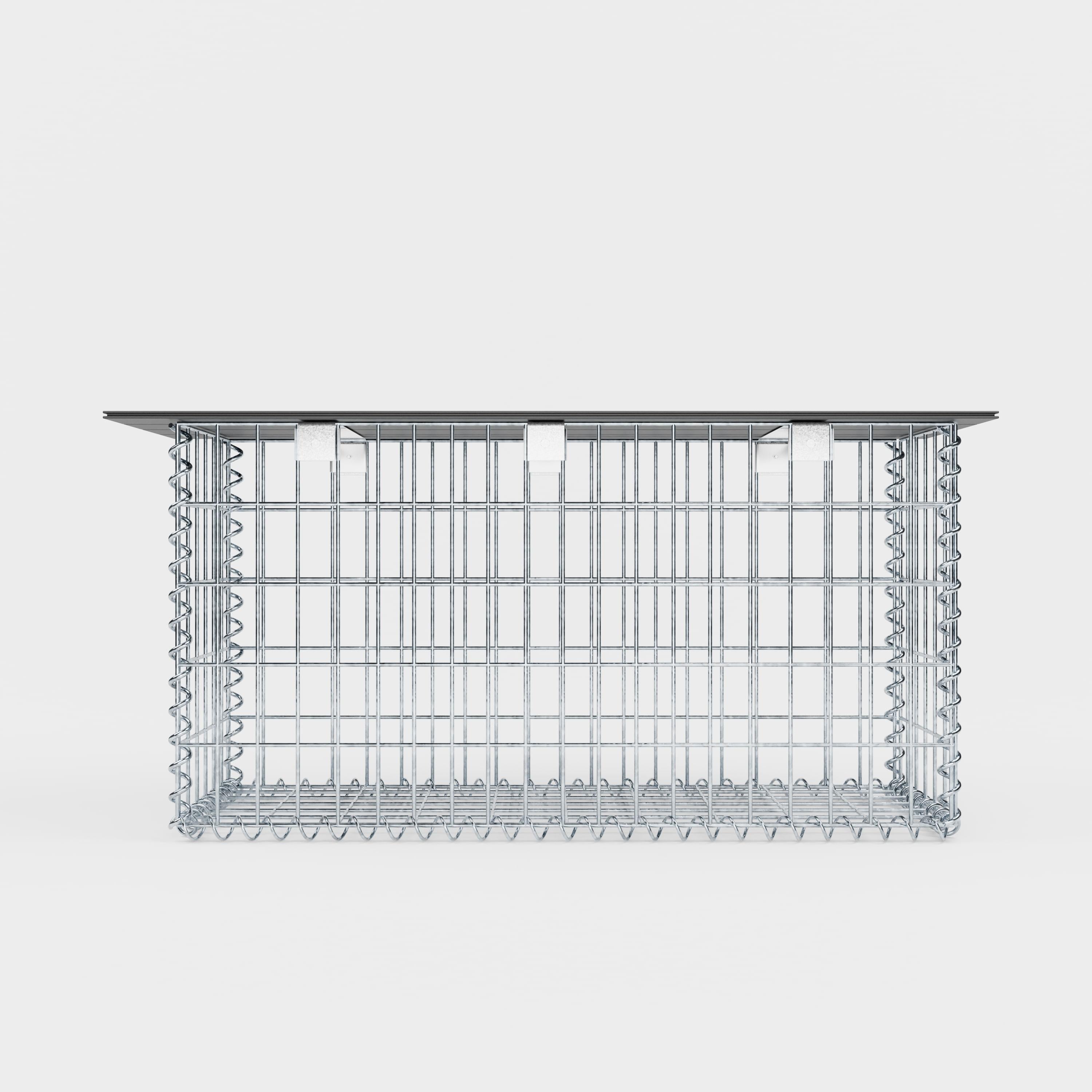 Banc de jardin fourche en spirale 105 x 50 x 30 cm - MW 5 x 10 cm, avec revêtement recyclé en anthracite