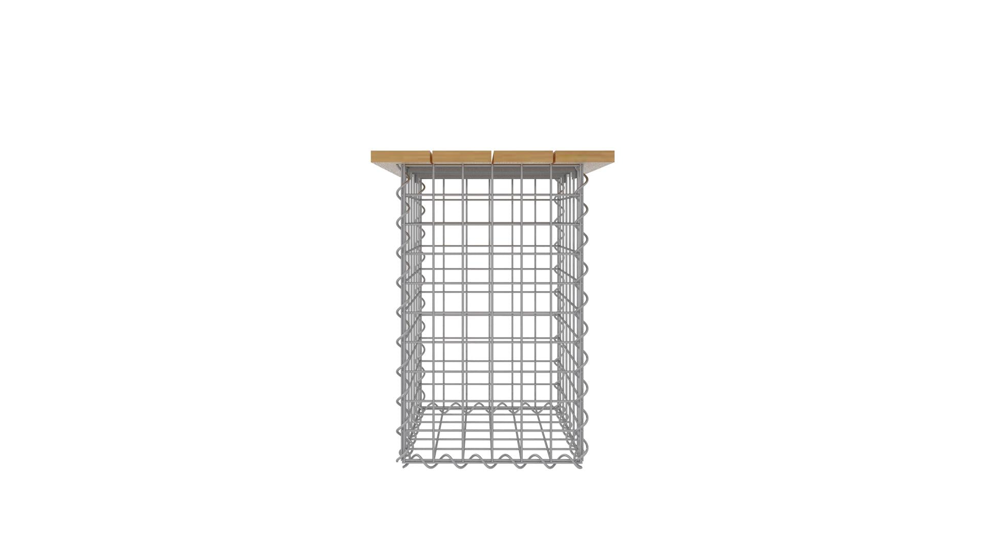 Taburet spiral MW 5 x 5 TEAK