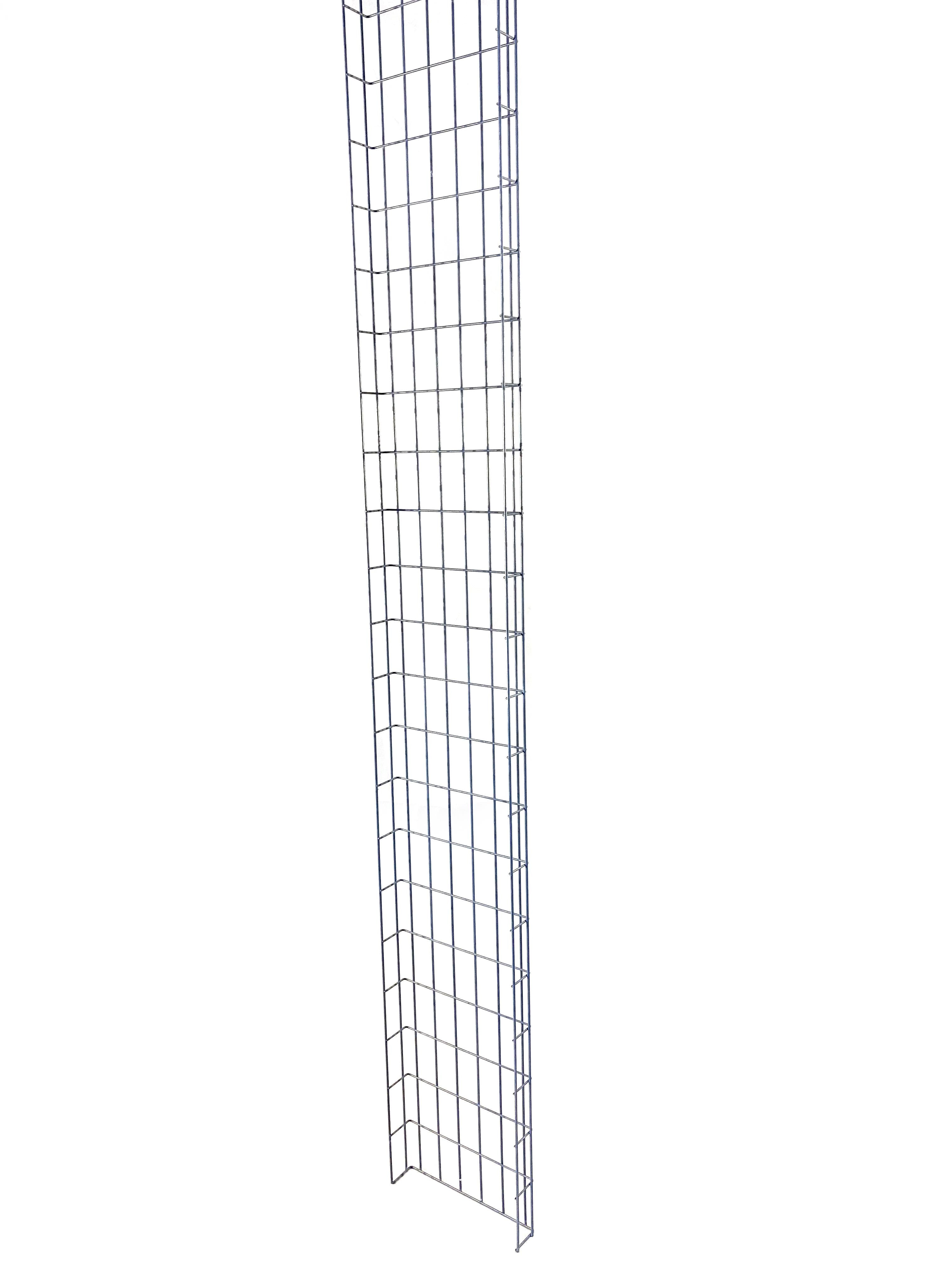Lengte kabelkanaal 29 cm, diepte 5 cm, maaswijdte 5 x 10 cm