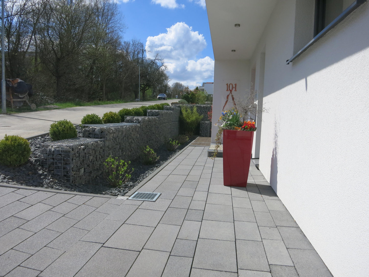 2er Set Gabionen 100 cm x 50 cm x 30 cm (L x H x T), Maschenweite 5 x 10 cm, Spirale