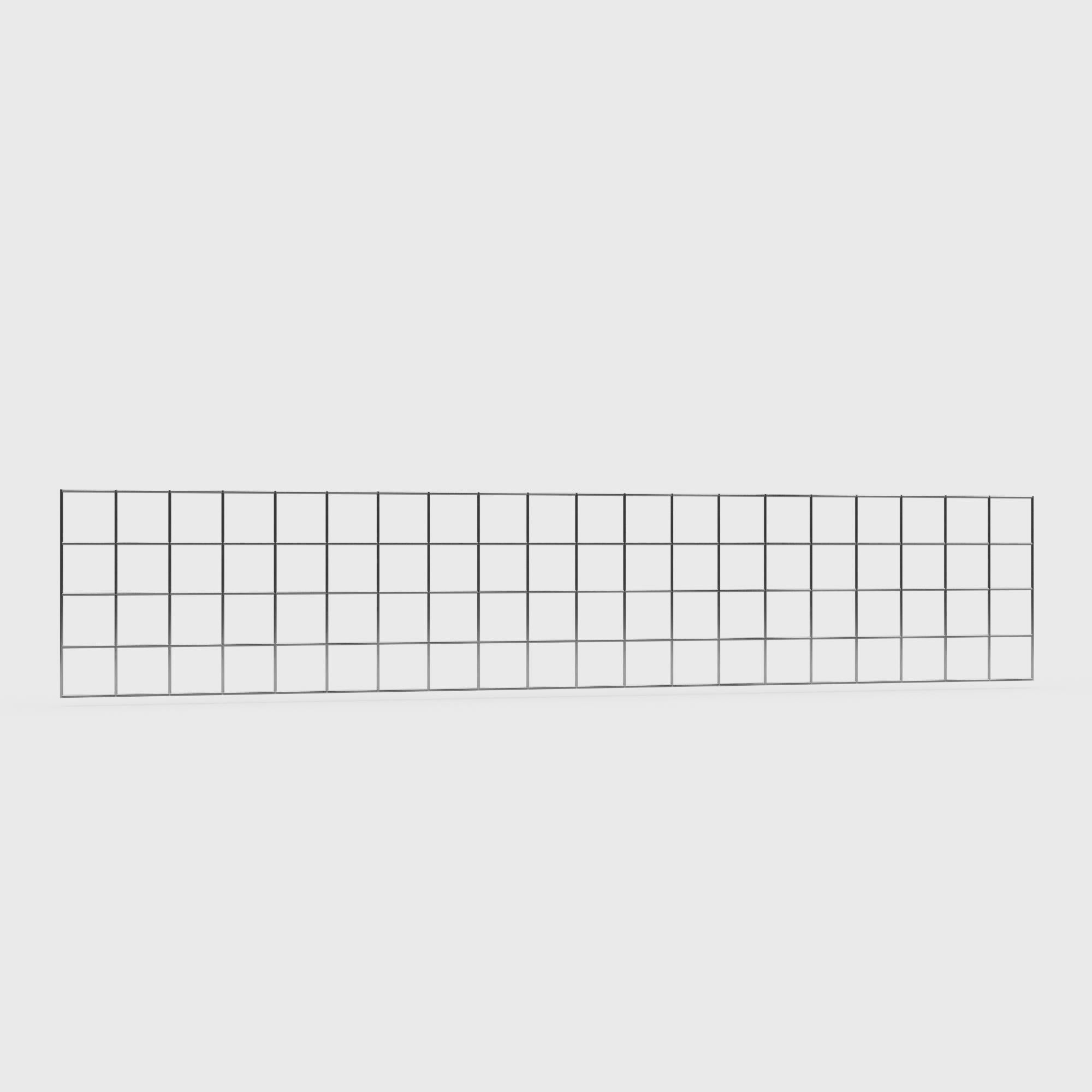 Rejilla decorativa/enrejado (incluido material de montaje) tamaño de malla 5 x 5 cm