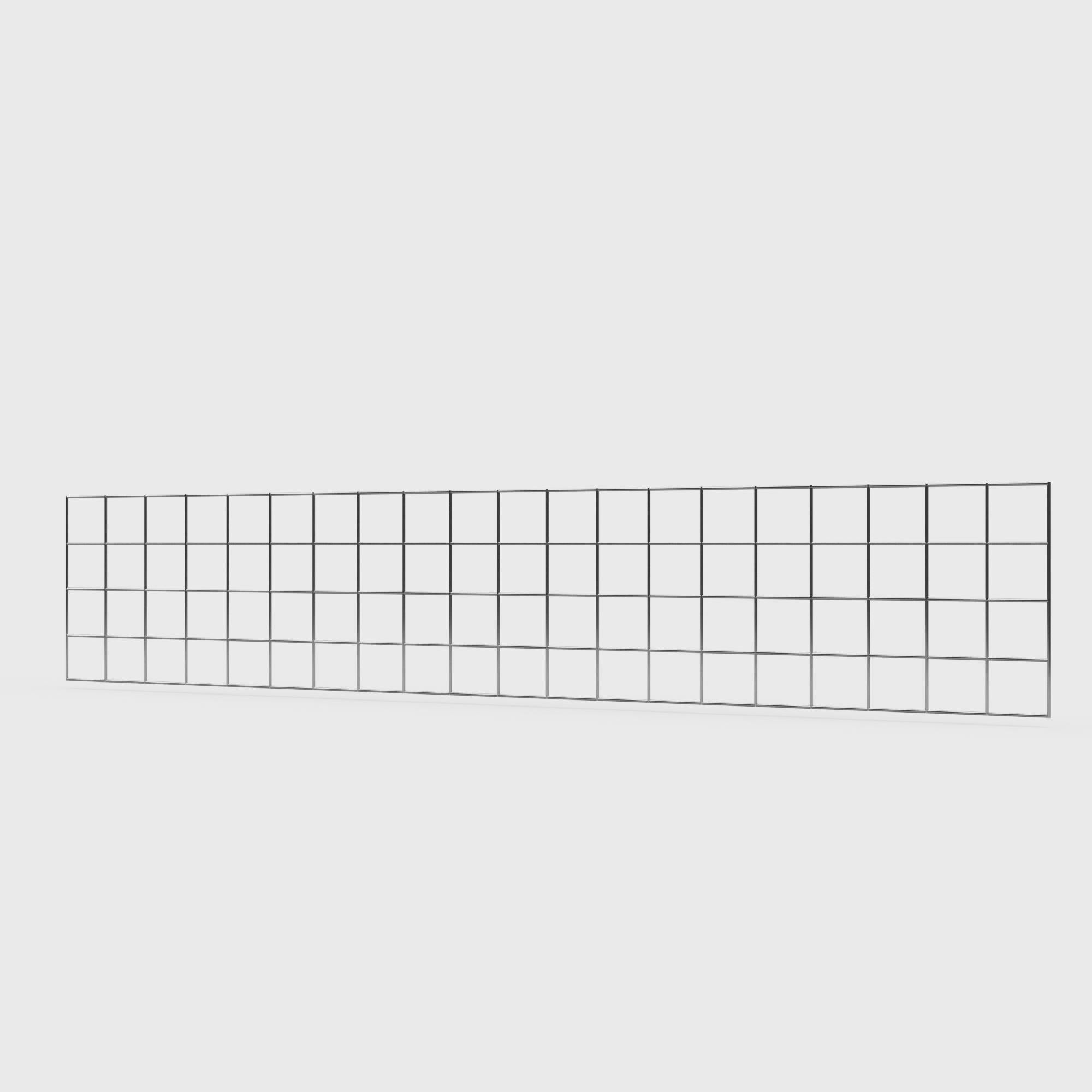 Rejilla decorativa/enrejado (incluido material de montaje) tamaño de malla 5 x 5 cm