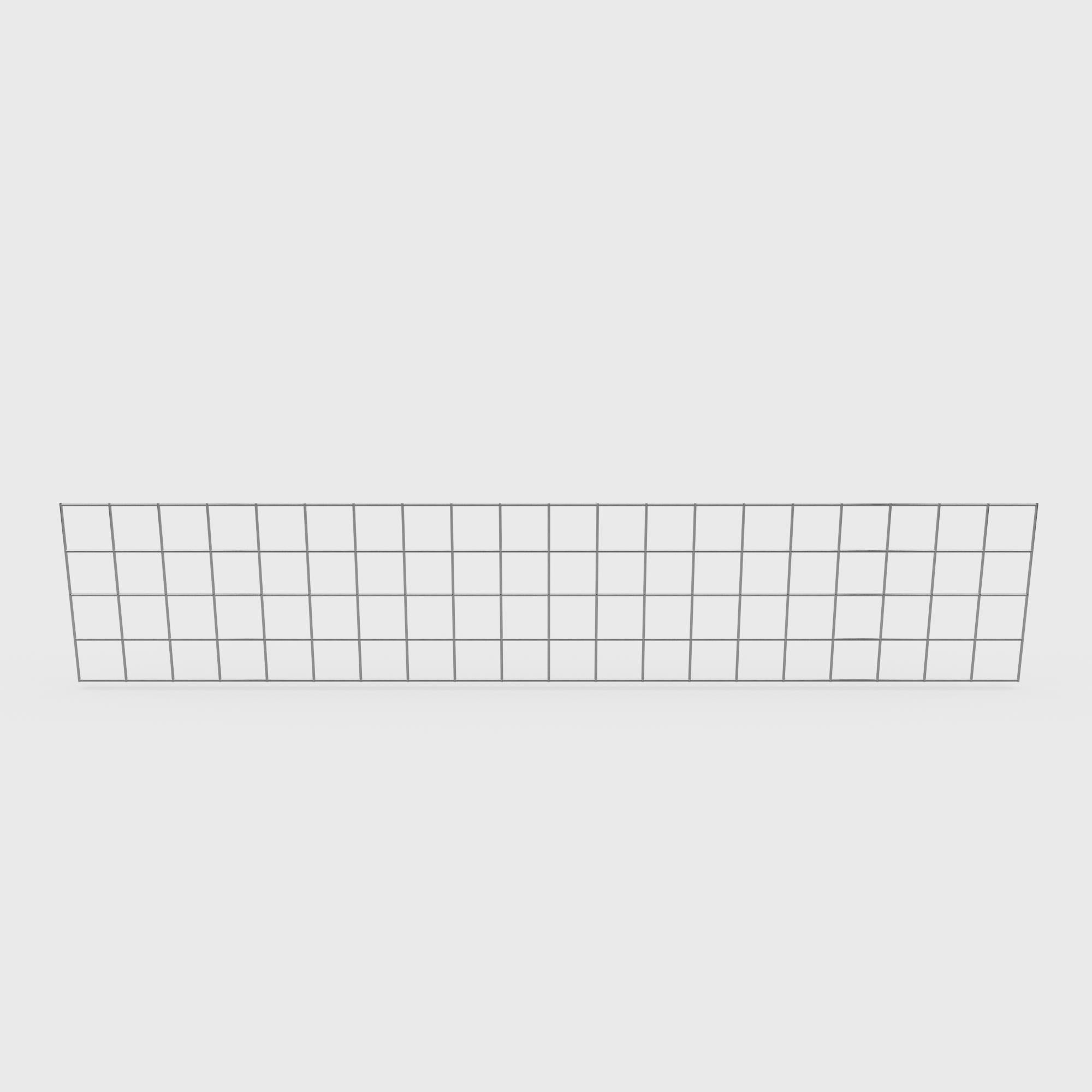 Rejilla decorativa/enrejado (incluido material de montaje) tamaño de malla 5 x 5 cm