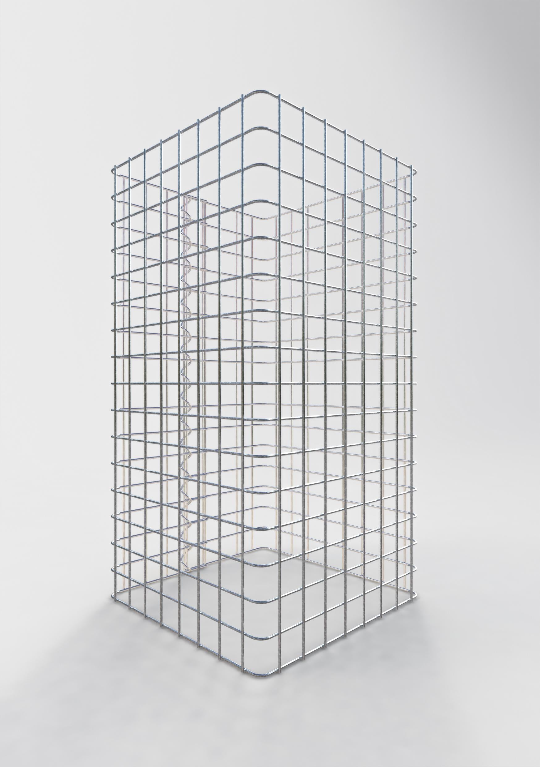 Schanskorfzuil 42 x 42 cm MW 5 x 5 cm vierkant