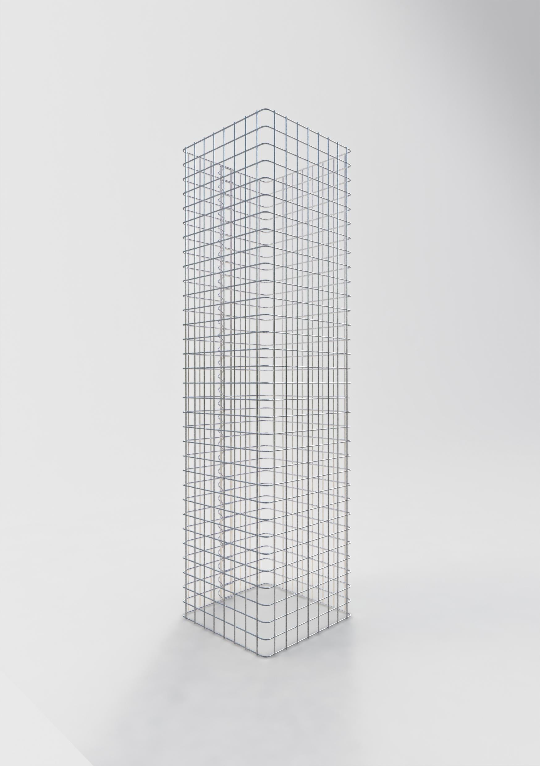 Schanskorfzuil 42 x 42 cm MW 5 x 5 cm vierkant