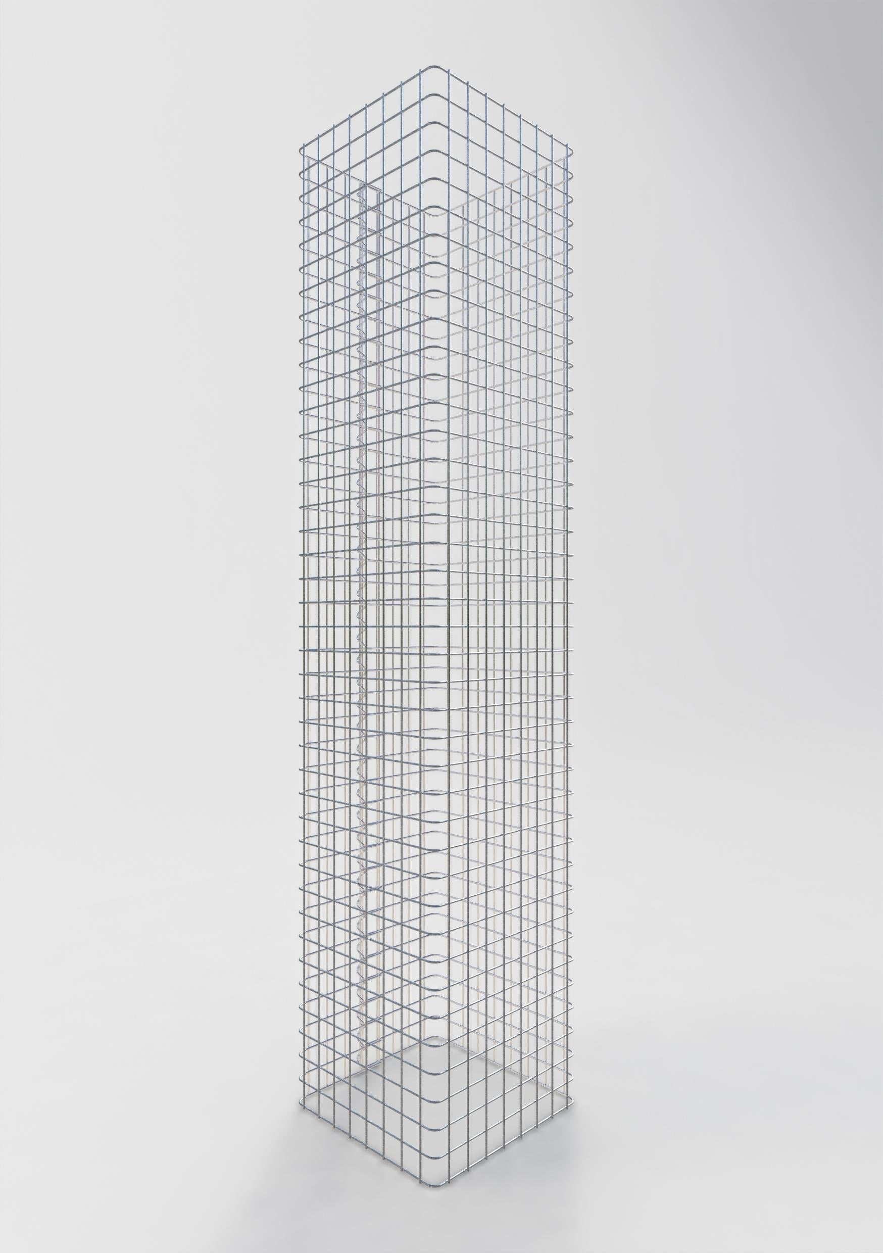Schanskorfzuil 42 x 42 cm MW 5 x 5 cm vierkant