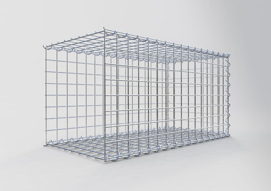 Gabbione aggiuntivo tipo 2 80 cm x 40 cm x 40 cm (L x H x P), dimensione maglia 5 cm x 5 cm, a spirale