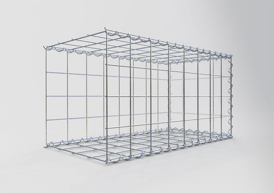 Gabbione aggiuntivo tipo 2 80 cm x 40 cm x 40 cm (L x H x P), dimensione maglia 10 cm x 10 cm, a spirale