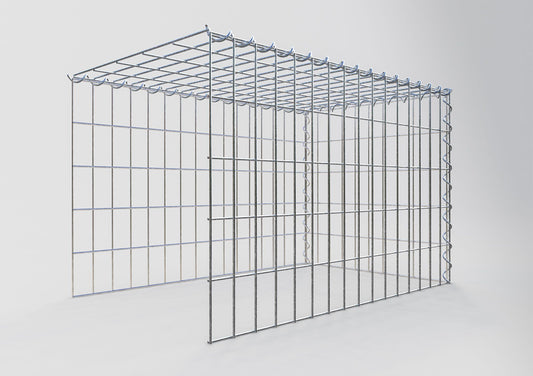 Fourche rapportée type 4 80 cm x 50 cm x 50 cm (L x H x P), mailles 5 cm x 10 cm, spirale