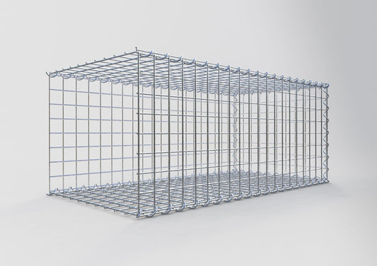 Gabião tipo 2 100 cm x 40 cm x 50 cm (C x A x P), malhagem 5 cm x 5 cm, espiral