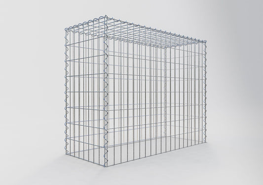 Opvokset gabion type 3 100 cm x 80 cm x 40 cm (L x H x D), maskestørrelse 5 cm x 10 cm, spiral
