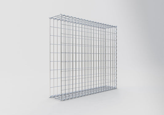 Gabion rapporté type 2 100 cm x 90 cm x 20 cm (L x H x P), mailles 5 cm x 10 cm, spirale