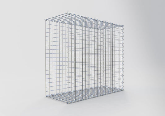 Add-on schanskorf type 2 100 cm x 90 cm x 40 cm (L x H x D), maaswijdte 5 cm x 5 cm, spiraalvormig