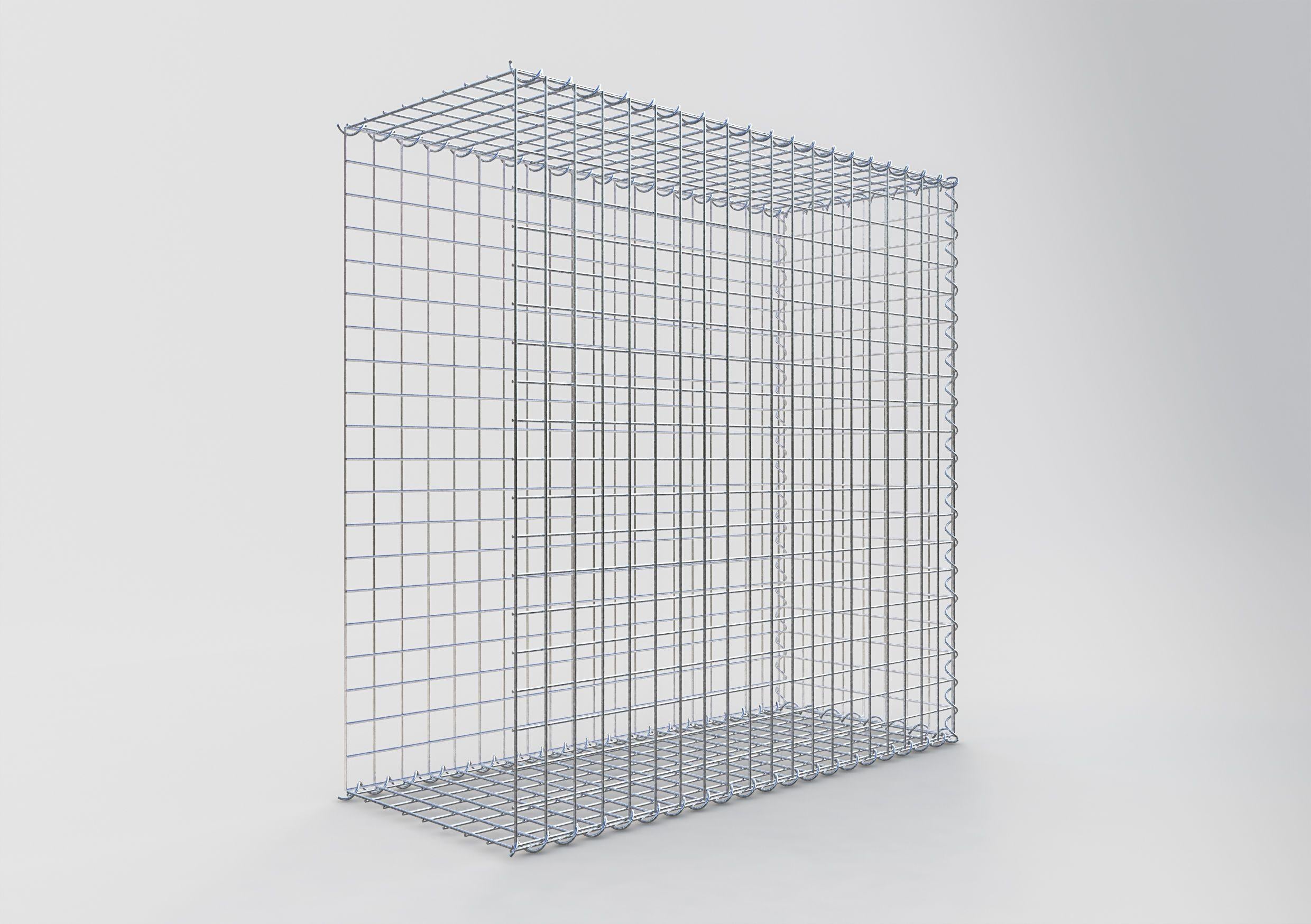 Add-on schanskorf type 2 100 cm x 100 cm x 40 cm (L x H x D), maaswijdte 5 cm x 5 cm, spiraalvormig