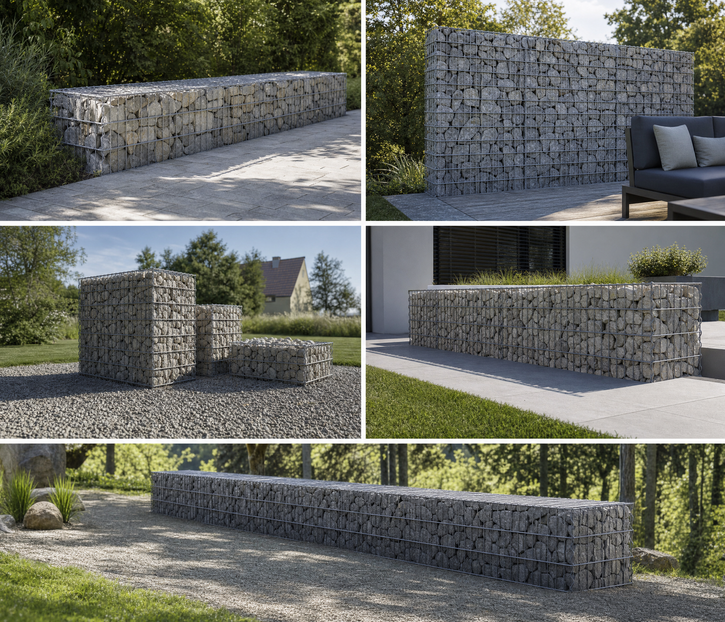 Gabion sur mesure - maille 5x10cm