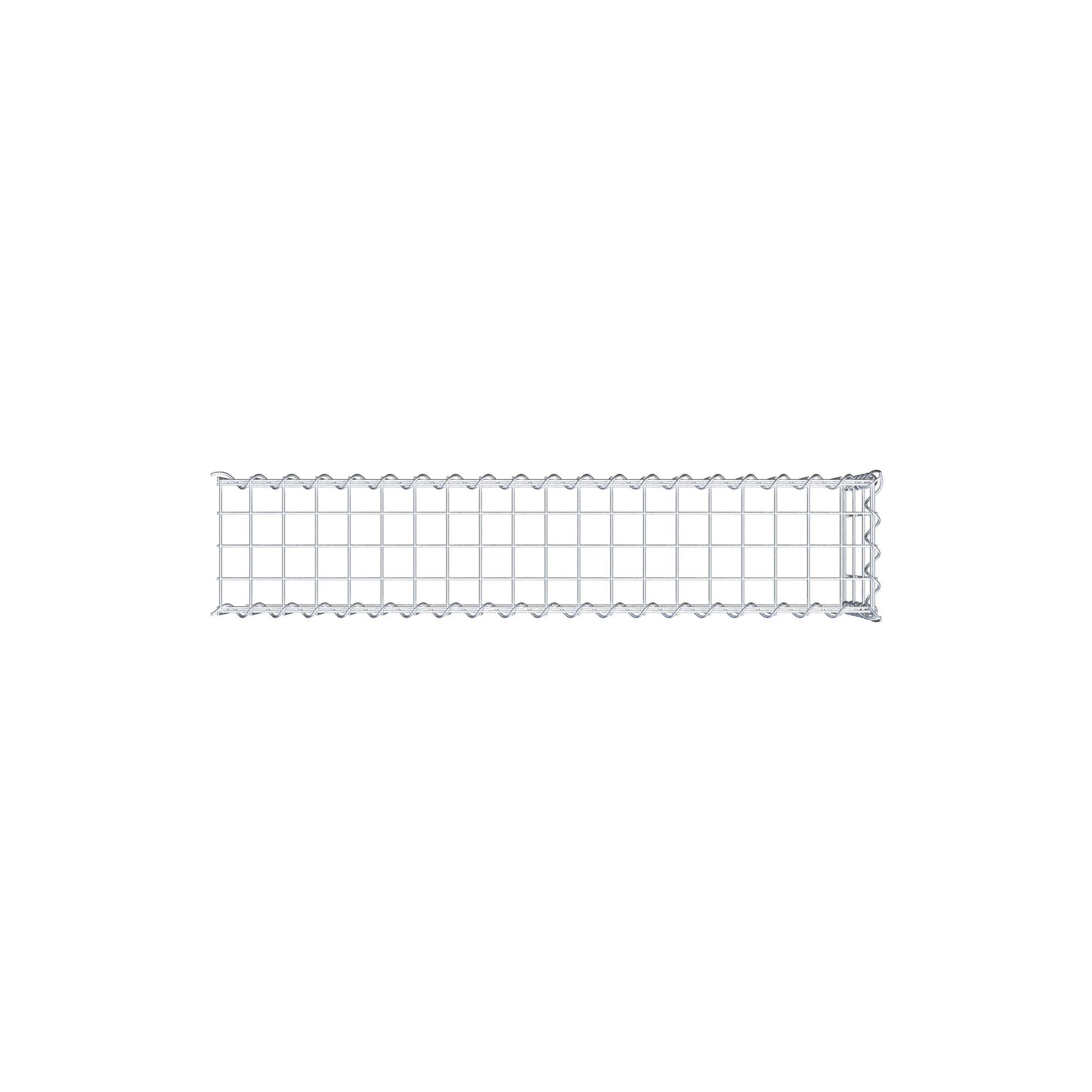 Anbaugabione Typ 4 100 cm x 30 cm x 20 cm (L x H x T), Maschenweite 5 cm x 10 cm, Spirale