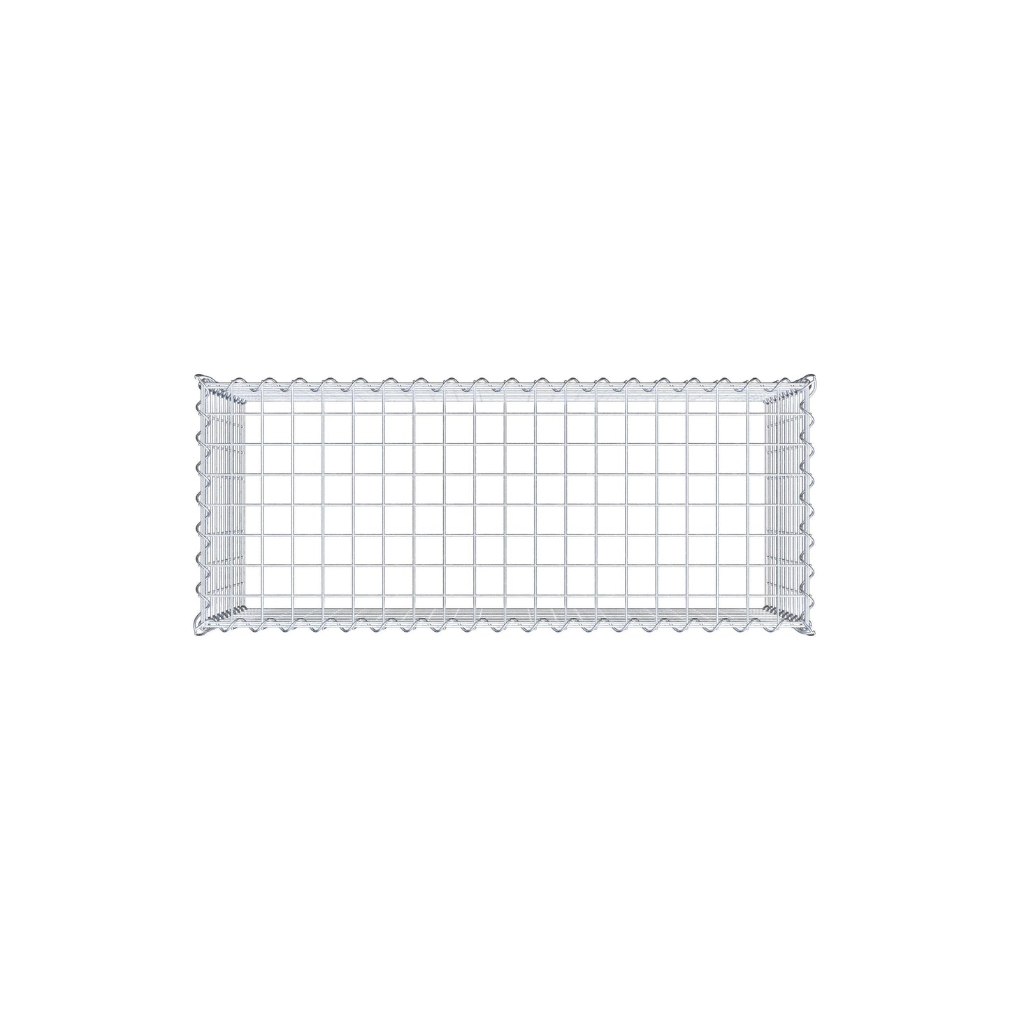 Add-on schanskorf type 3 100 cm x 50 cm x 40 cm (L x H x D), maaswijdte 5 cm x 5 cm, spiraalvormig