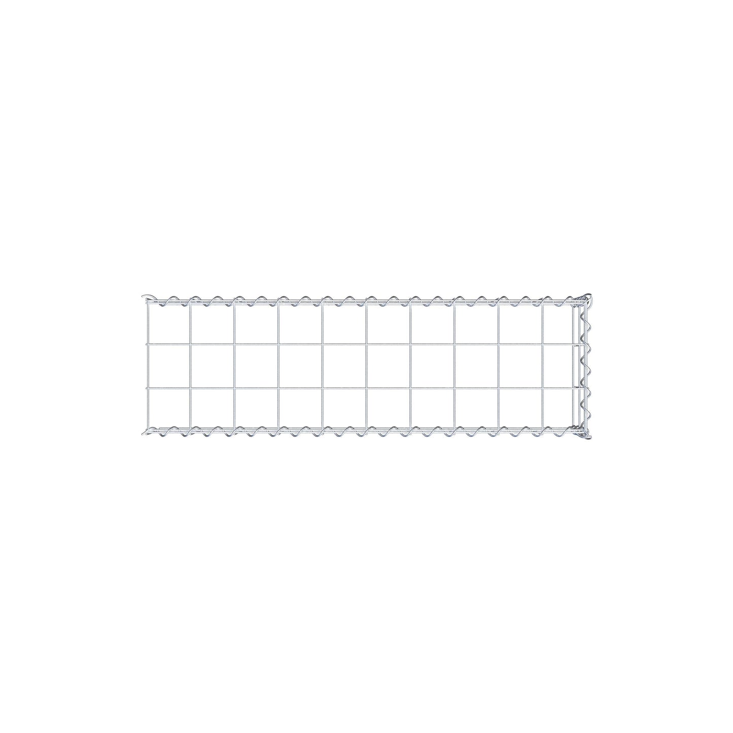 Gabião tipo 4 100 cm x 20 cm x 30 cm (C x A x P), malhagem 10 cm x 10 cm, espiral