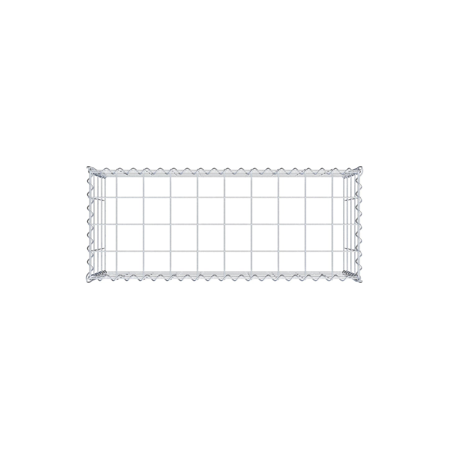 Anbaugabione Typ 3 100 cm x 40 cm x 40 cm (L x H x T), Maschenweite 10 cm x 10 cm, Spirale