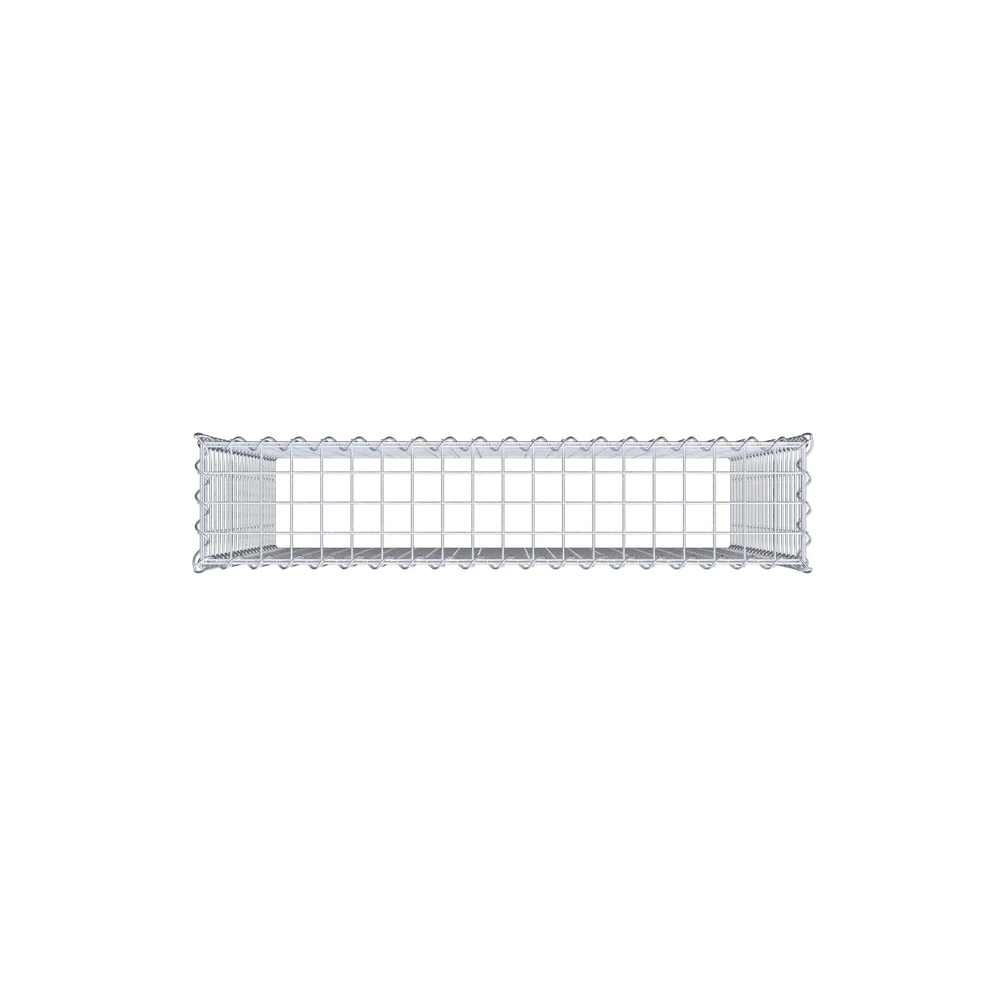 Gavión complementario tipo 3 100 cm x 100 cm x 20 cm (L x A x P), malla 5 cm x 5 cm, espiral