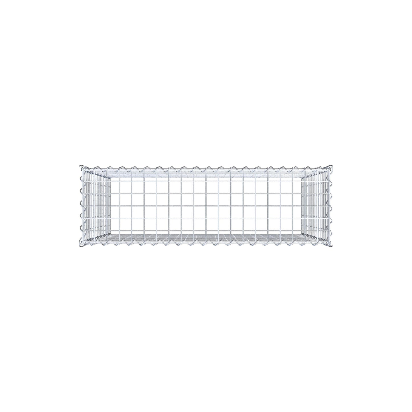Grown-on gabion type 3 100 cm x 90 cm x 30 cm (L x H x D), mesh size 5 cm x 5 cm, spiral