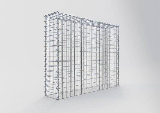 Gavión adulto tipo 3 100 cm x 80 cm x 20 cm (largo x alto x profundidad), tamaño de malla 5 cm x 5 cm, espiral