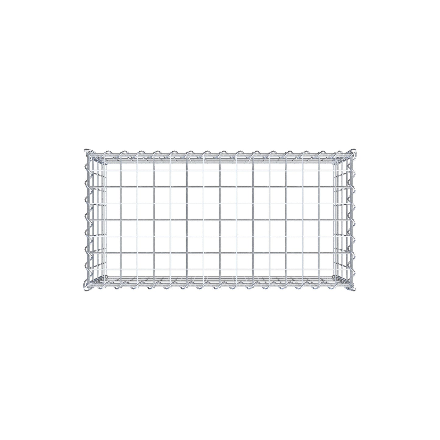 Extra gabion typ 3 80 cm x 40 cm x 40 cm (L x H x D), maskstorlek 5 cm x 10 cm, spiral