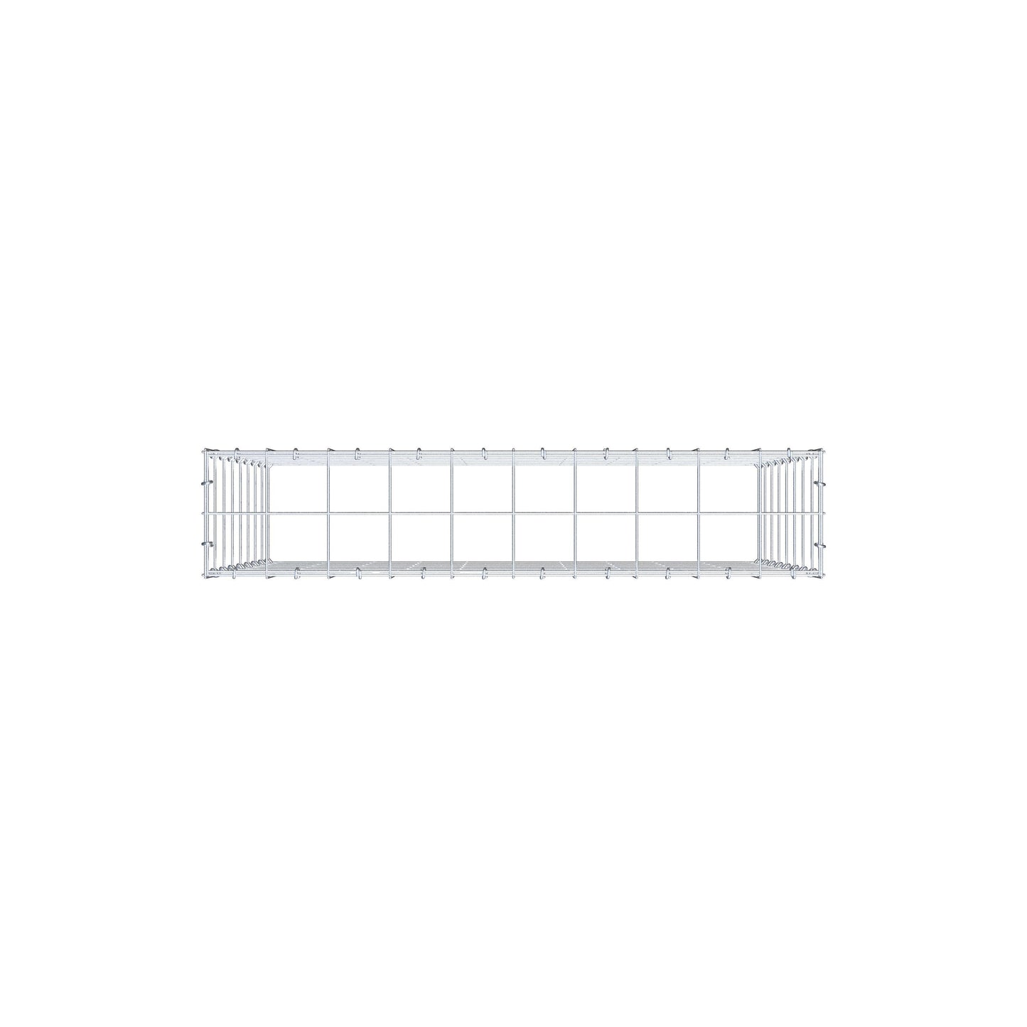 Anbaugabione Typ 3 100 cm x 80 cm x 20 cm (L x H x T), Maschenweite 10 cm x 10 cm, C-Ring
