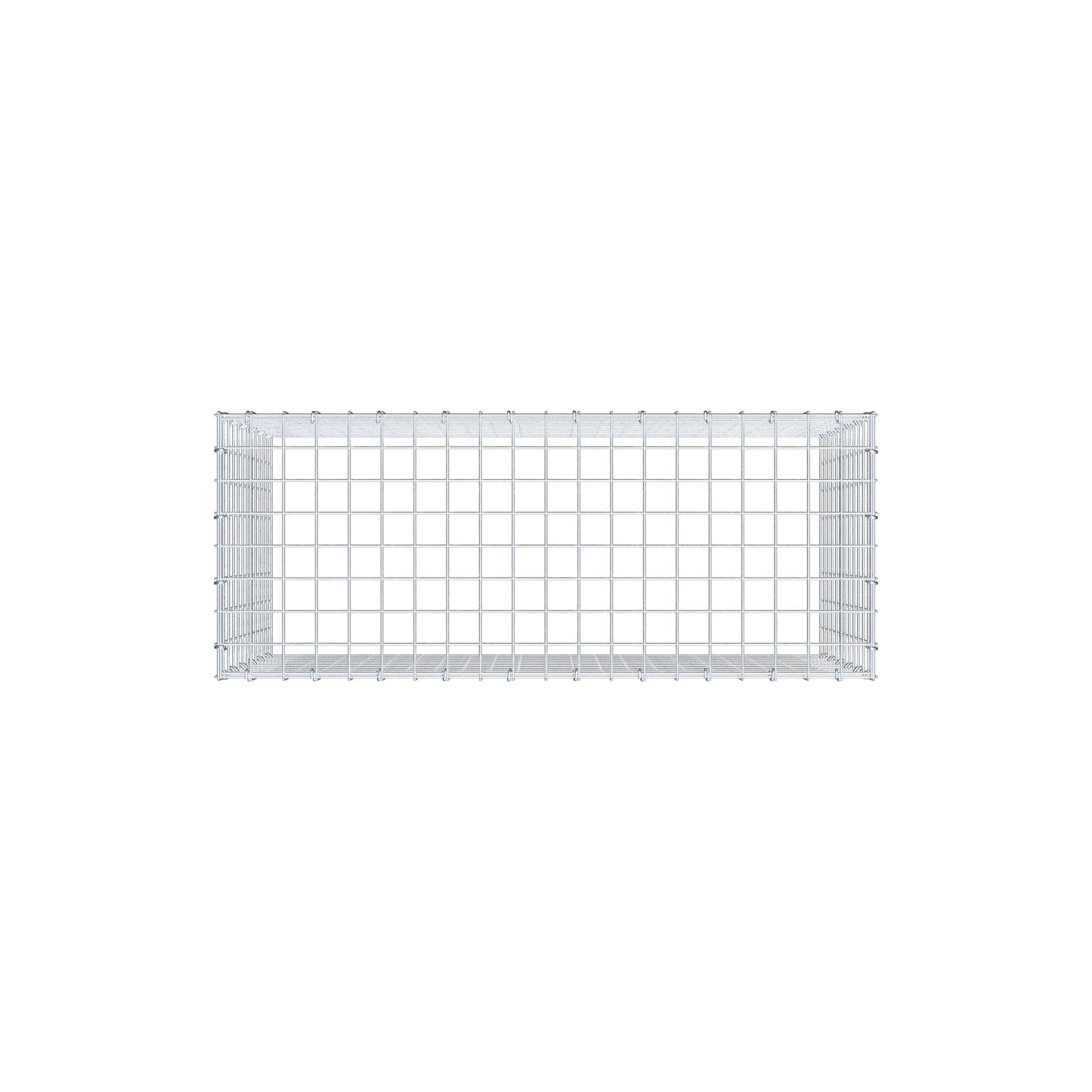 Gabião Tipo 3 100 cm x 60 cm x 40 cm (C x A x P), malhagem 5 cm x 5 cm, anel C