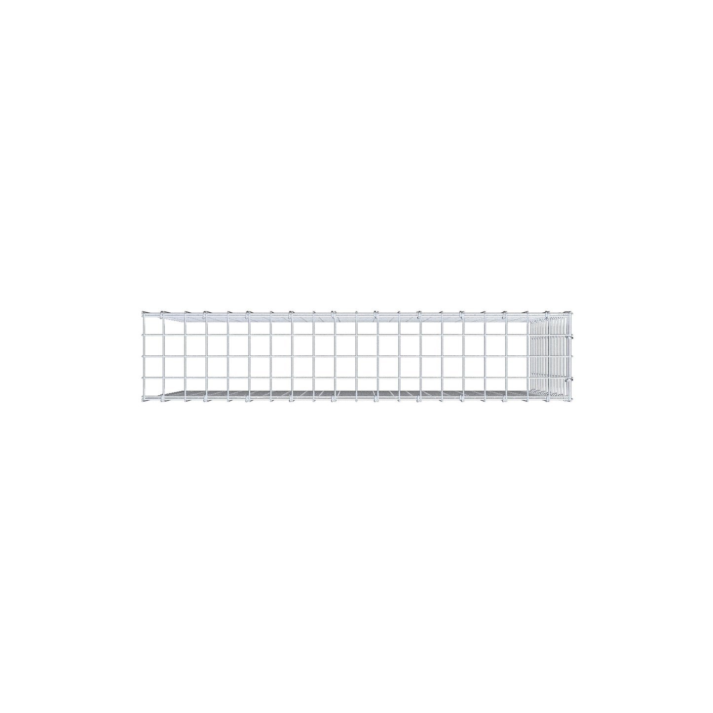 Gabião Tipo 4 100 cm x 70 cm x 20 cm (C x A x P), malhagem 5 cm x 5 cm, anel C