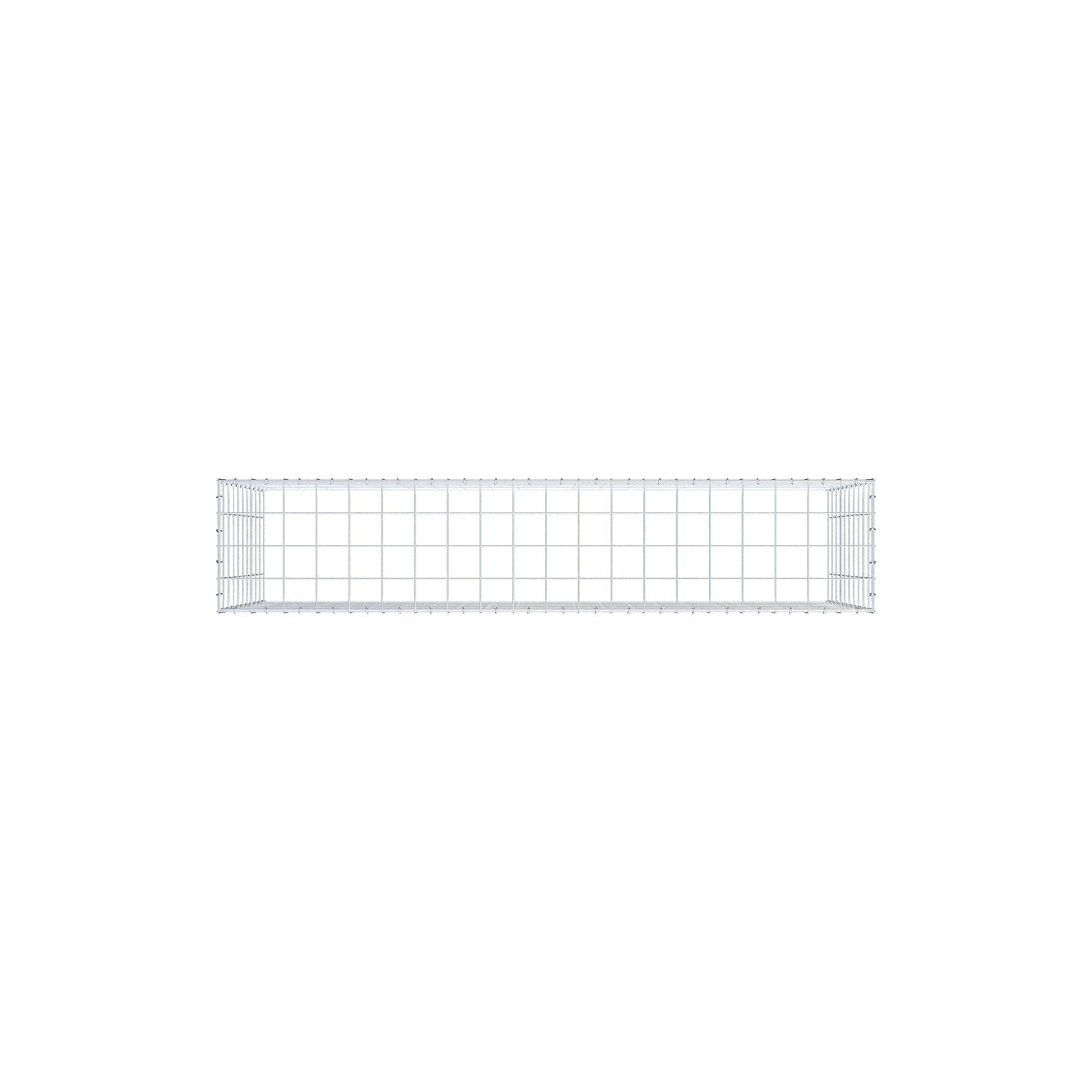 Opzetpaal type 3 200 cm x 100 cm x 40 cm (L x H x D), maaswijdte 10 cm x 10 cm, C-ring