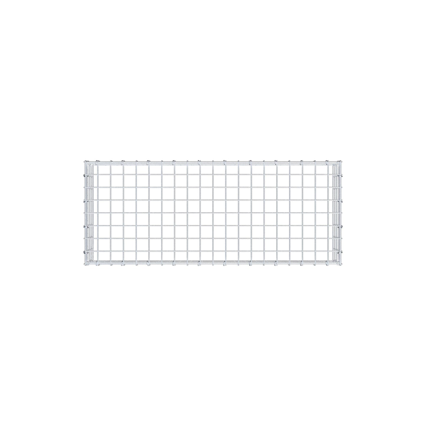 Gavión complementario de tipo 3 100 cm x 20 cm x 40 cm (L x A x P), malla 5 cm x 5 cm, anillo en C